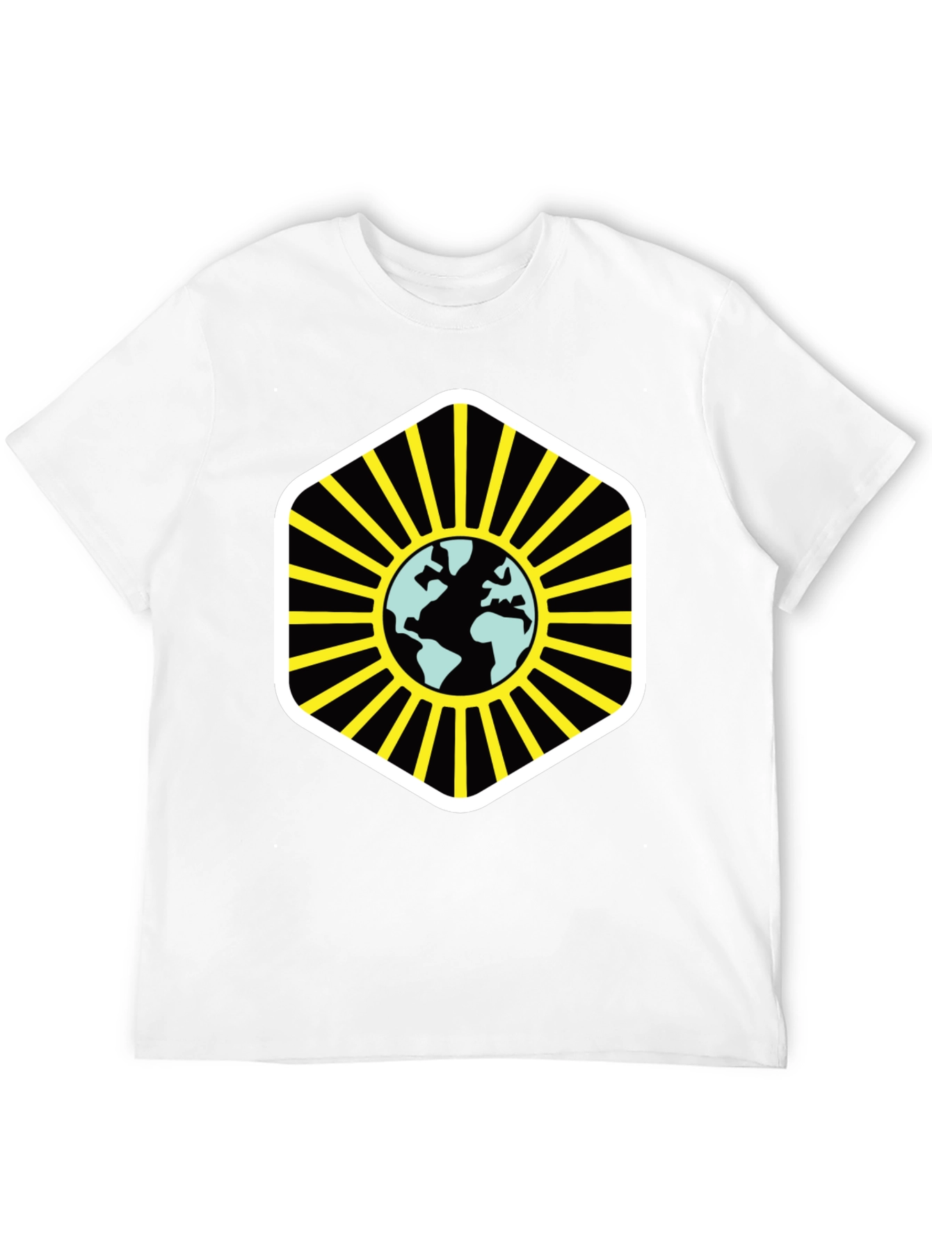 Globe Graphic Black T-Shirt