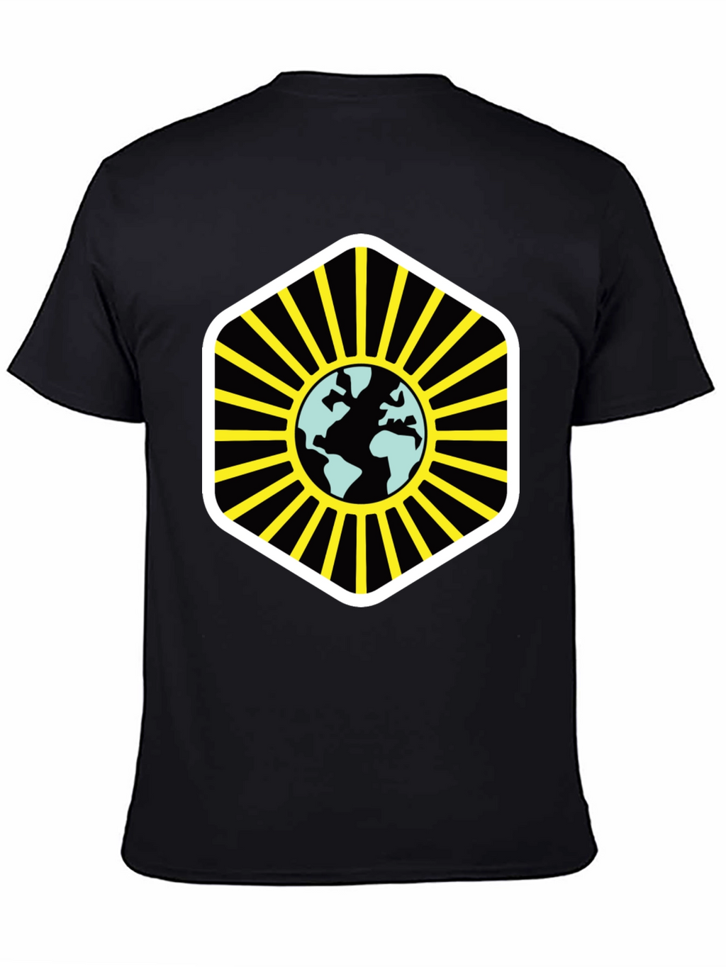 Globe Graphic Black T-Shirt