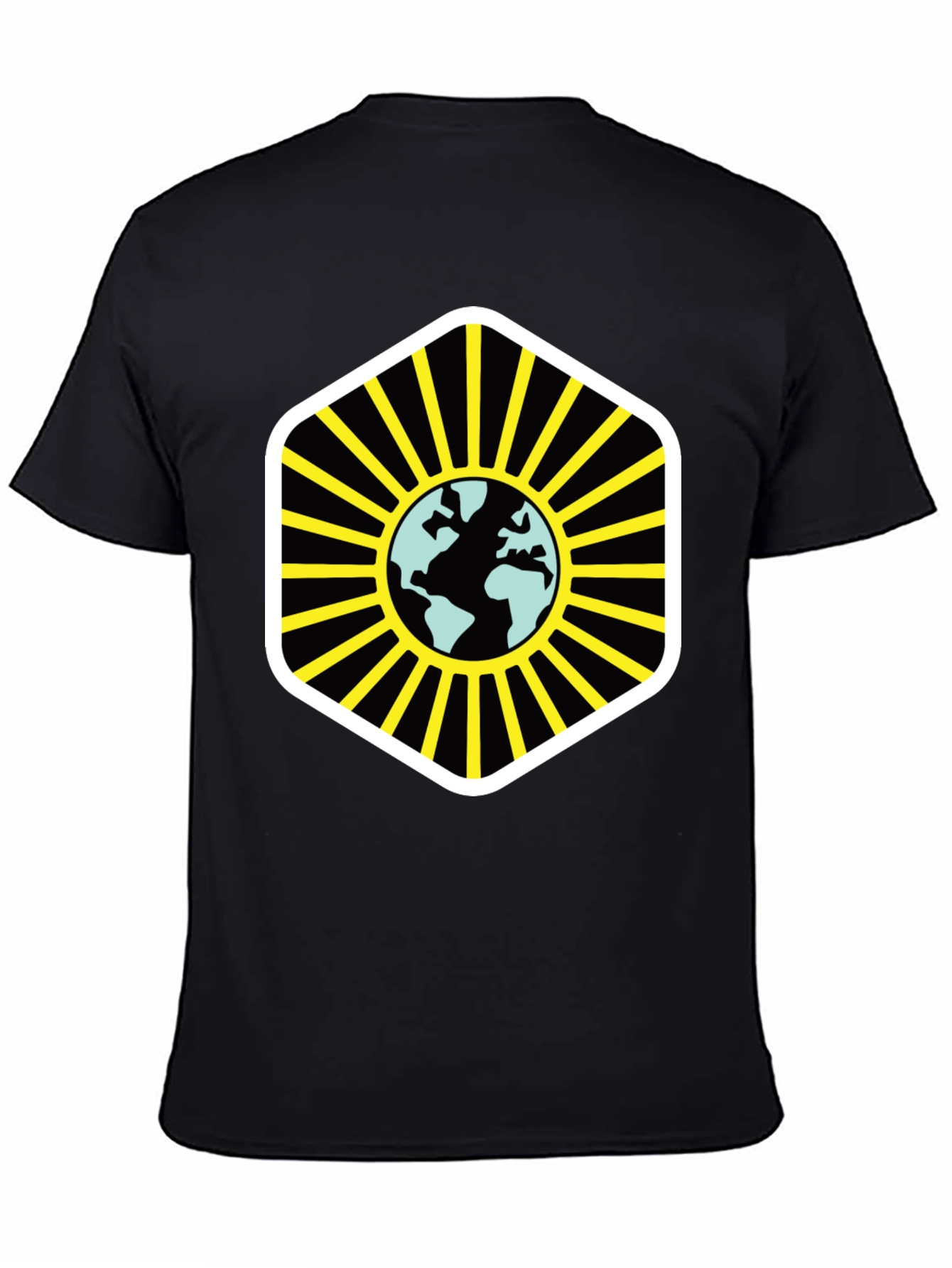 Globe Graphic Black T-Shirt