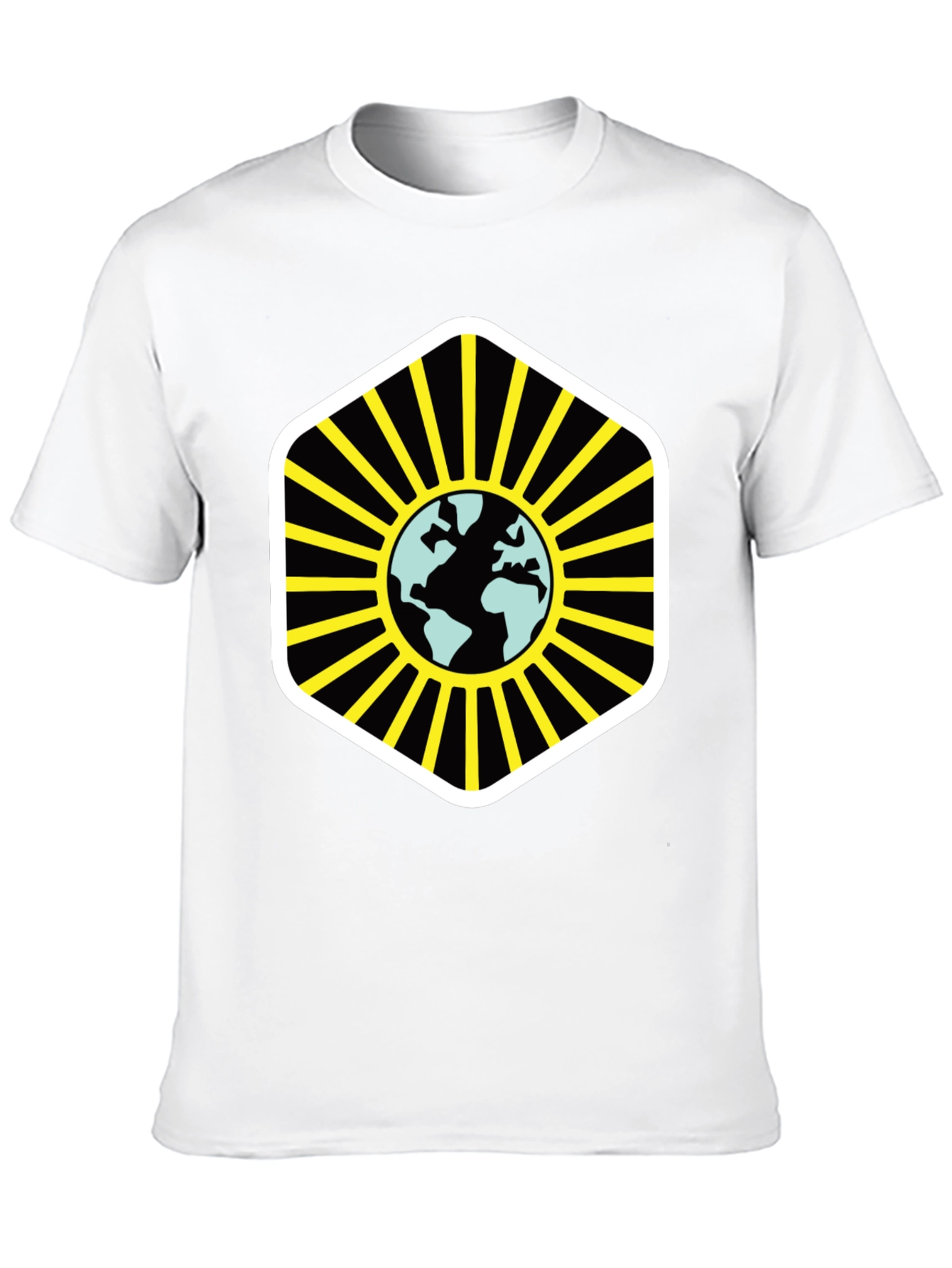 Globe Graphic Black T-Shirt