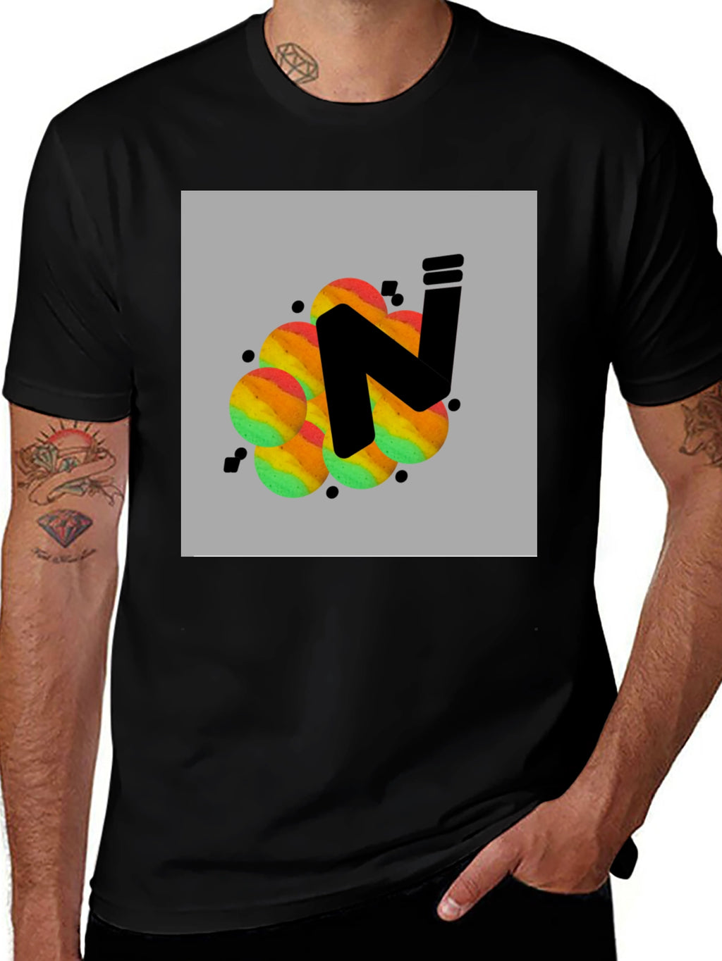 Unique Graphic Tee - N Design
