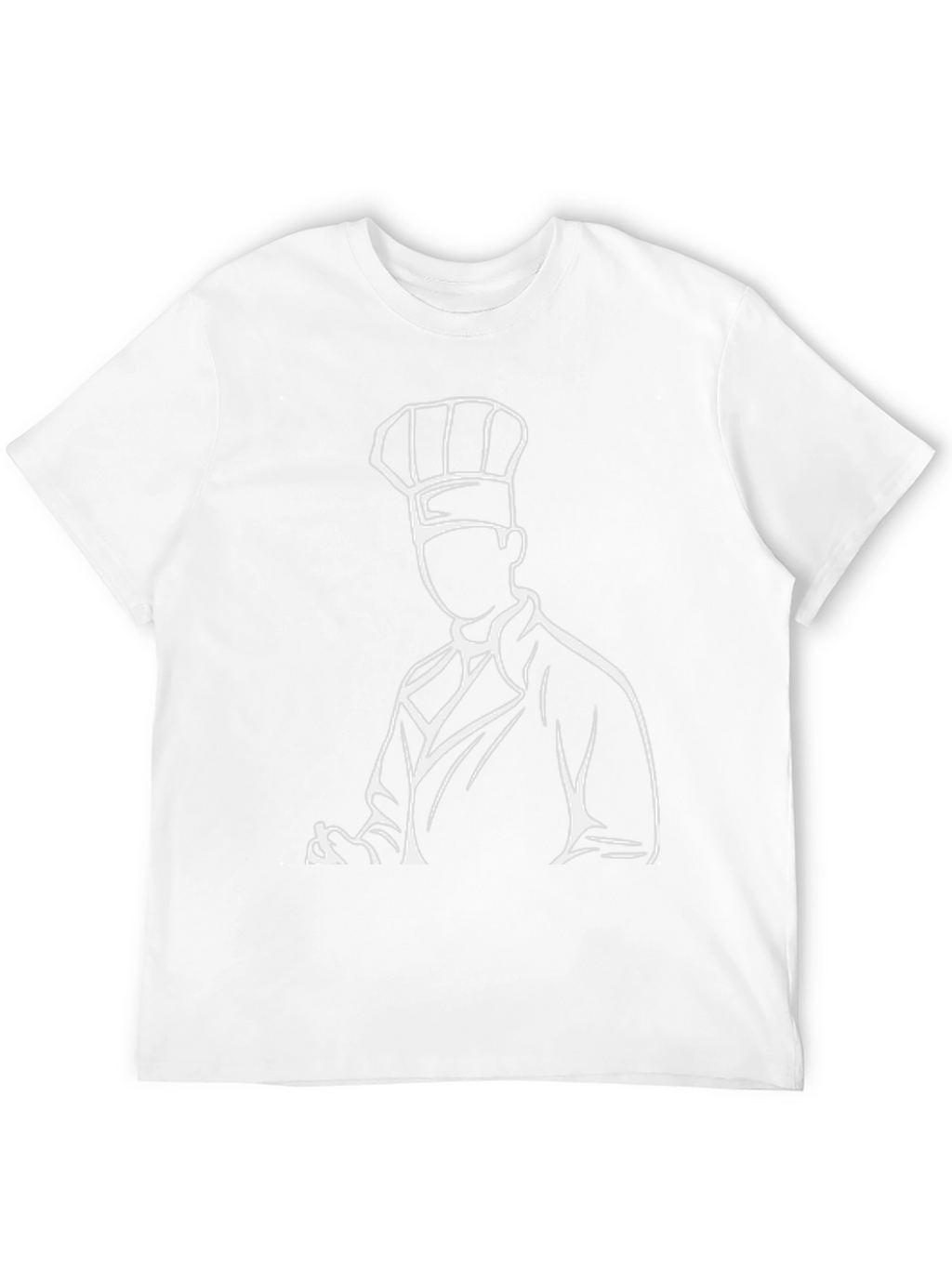 Chef Graphic T-Shirt - Black Cotton Blend
