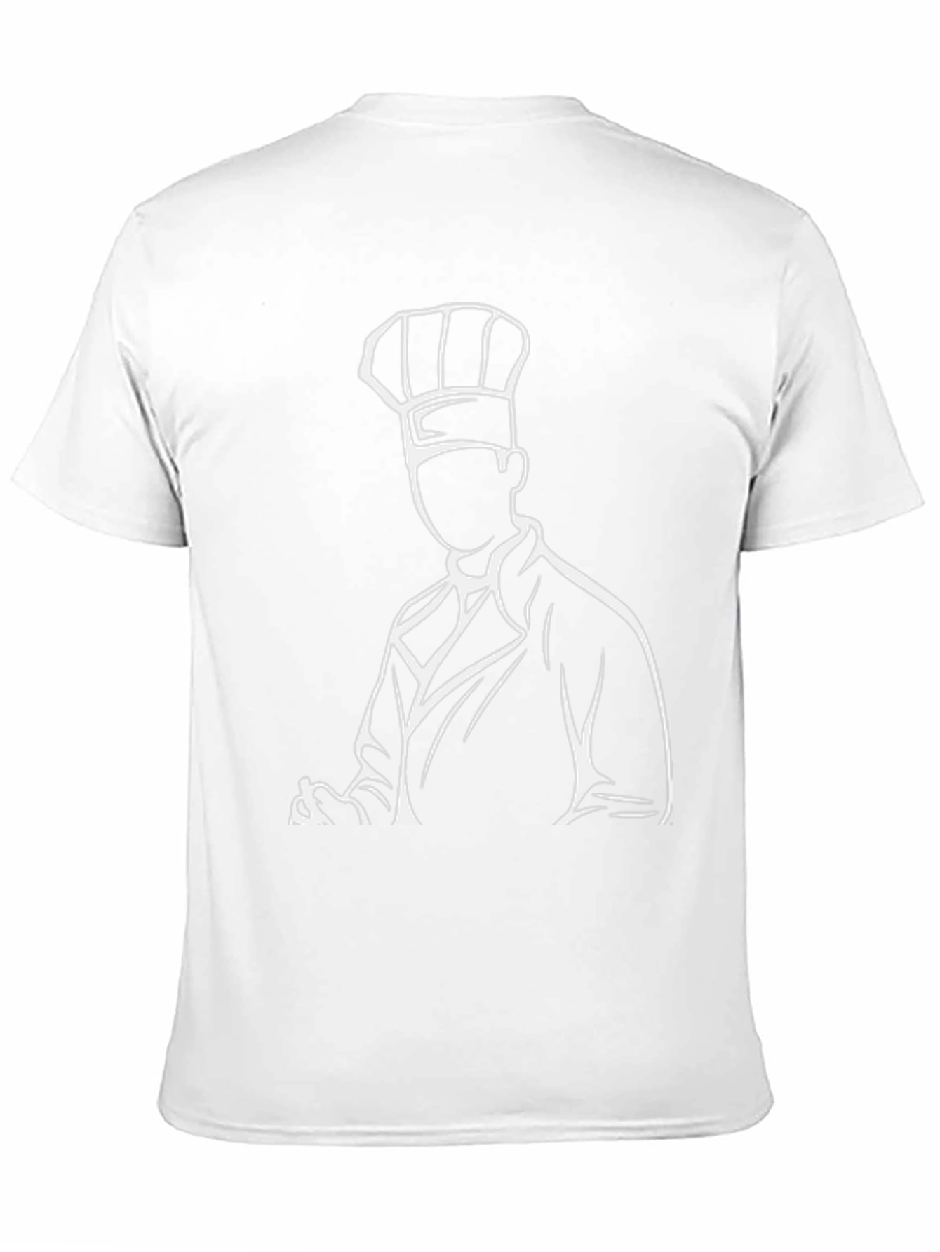 Chef Graphic T-Shirt - Black Cotton Blend