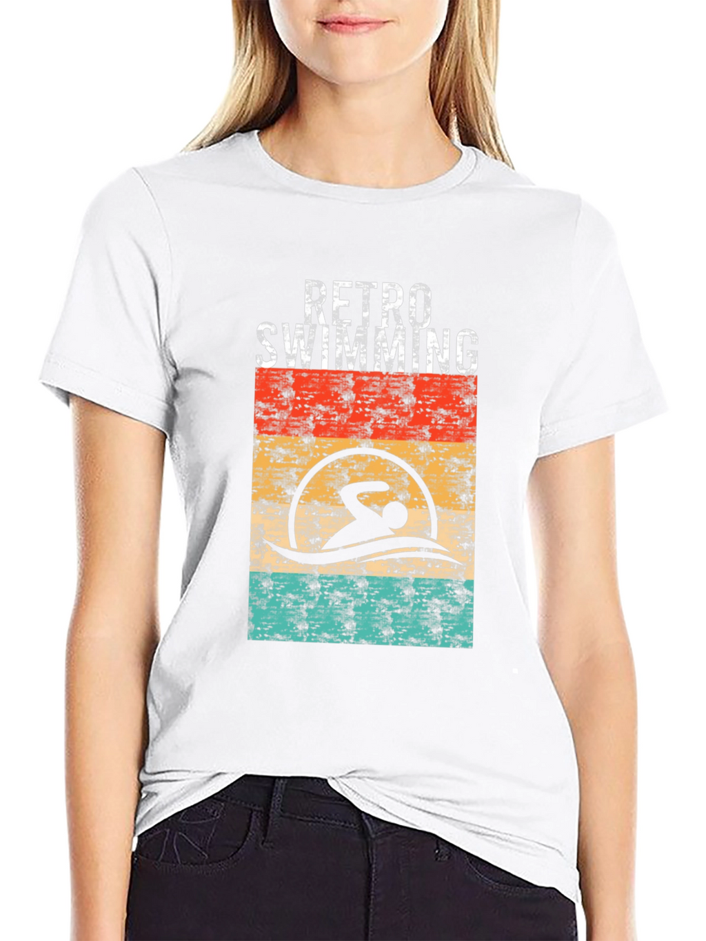 Retro Swimming T-Shirt