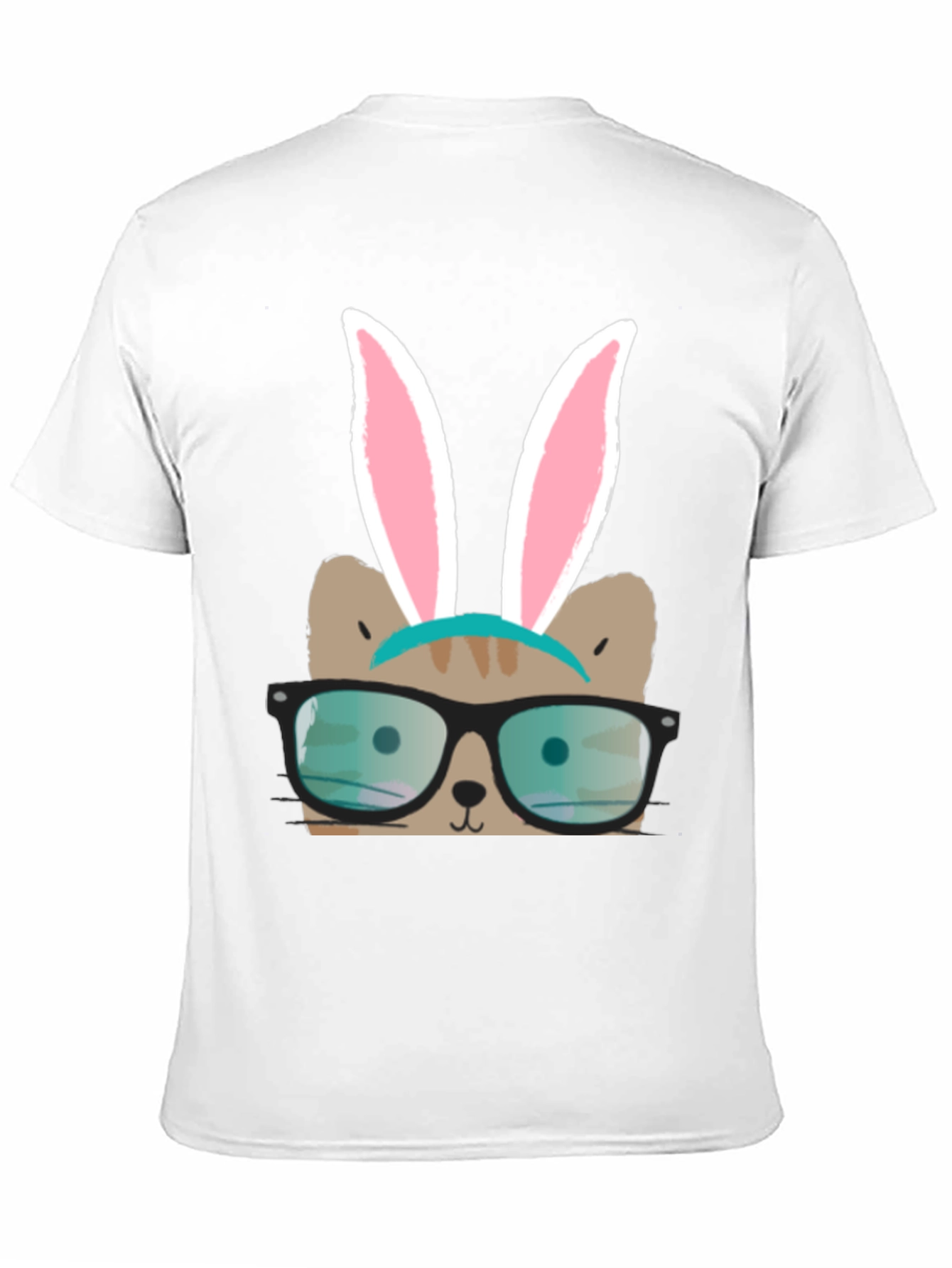 Bunny Cat T-Shirt - Novelty Graphic Tee