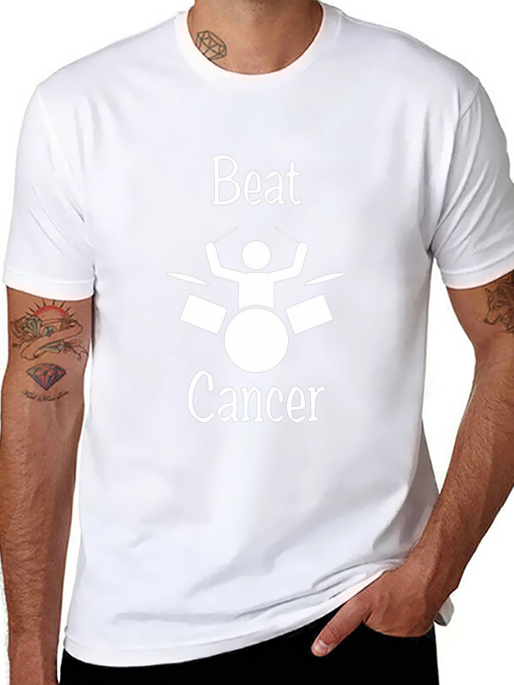 Beat Cancer Drum T-Shirt