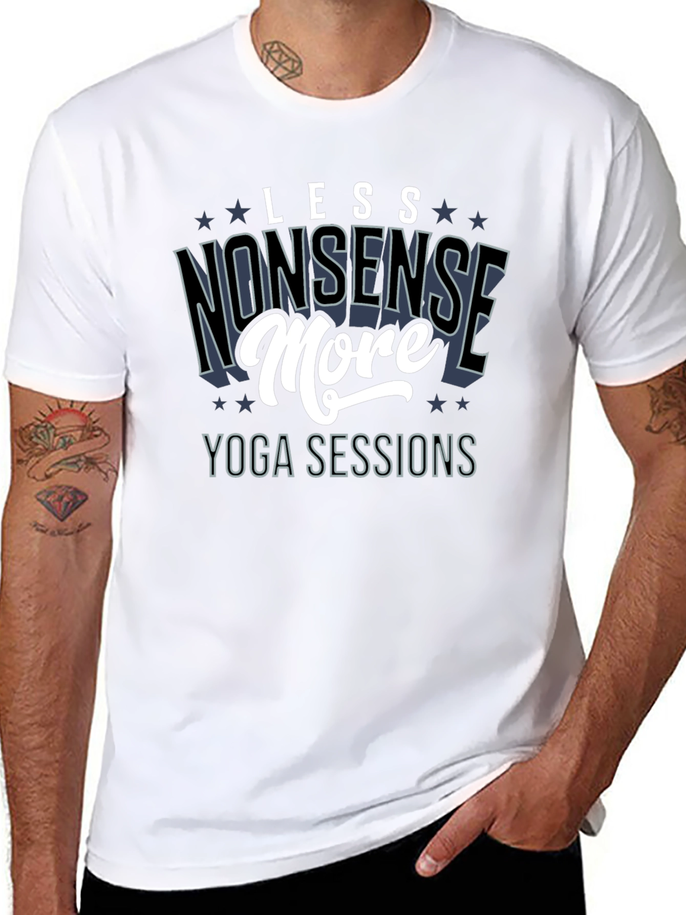 Less Nonsense More Yoga Sessions T-Shirt