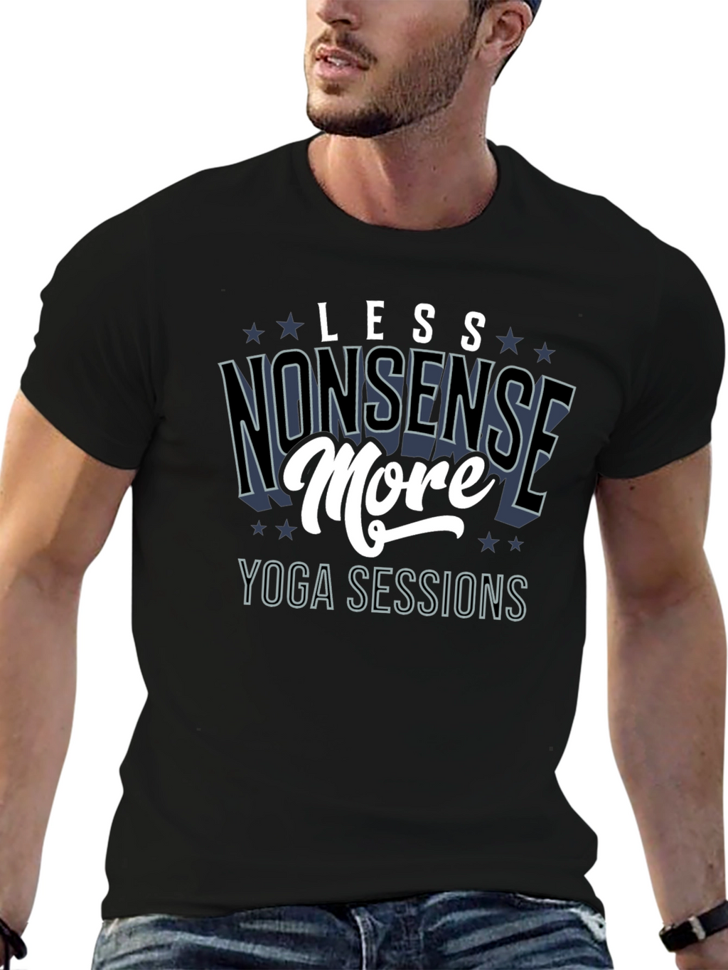 Less Nonsense More Yoga Sessions T-Shirt