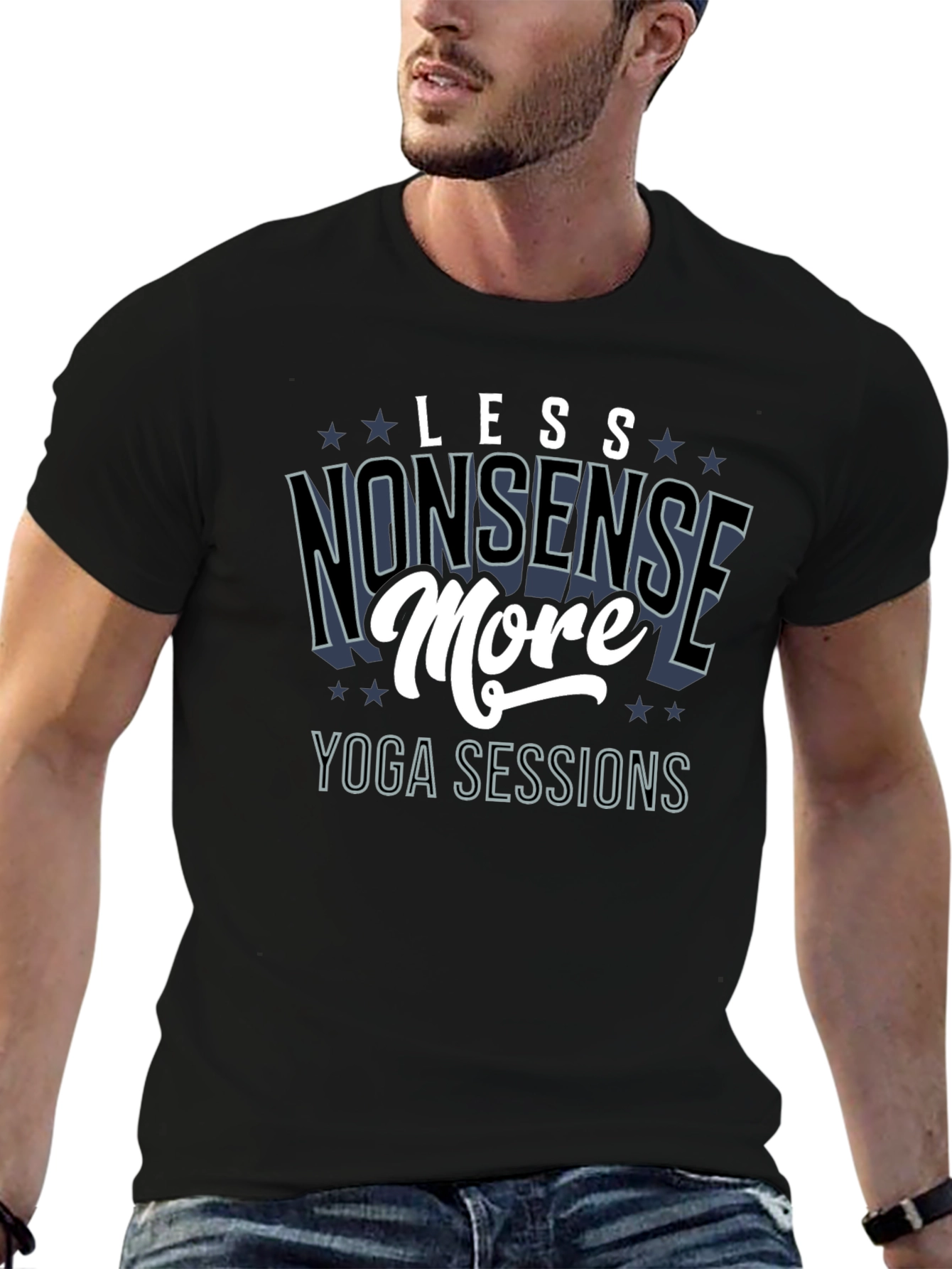 Less Nonsense More Yoga Sessions T-Shirt