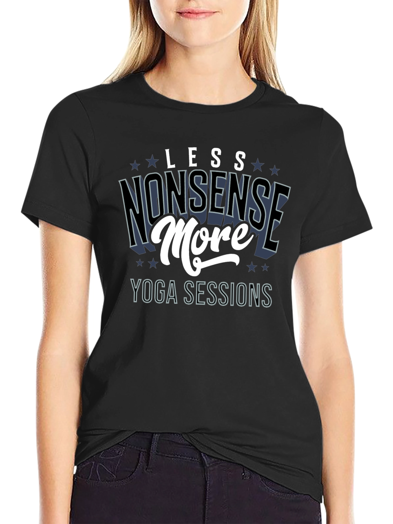 Less Nonsense More Yoga Sessions T-Shirt
