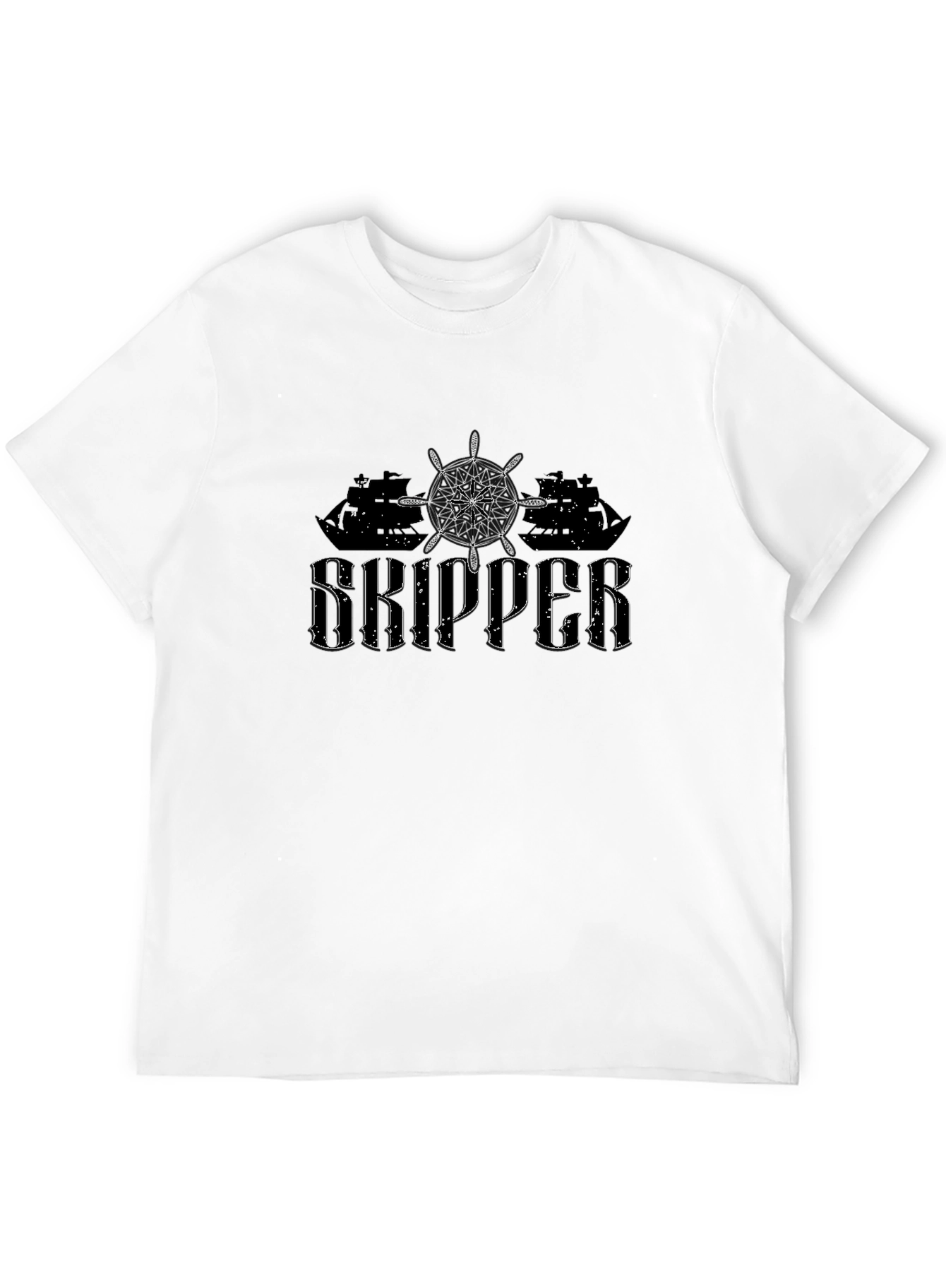 Skipper Graphic Tee - Nautical Style