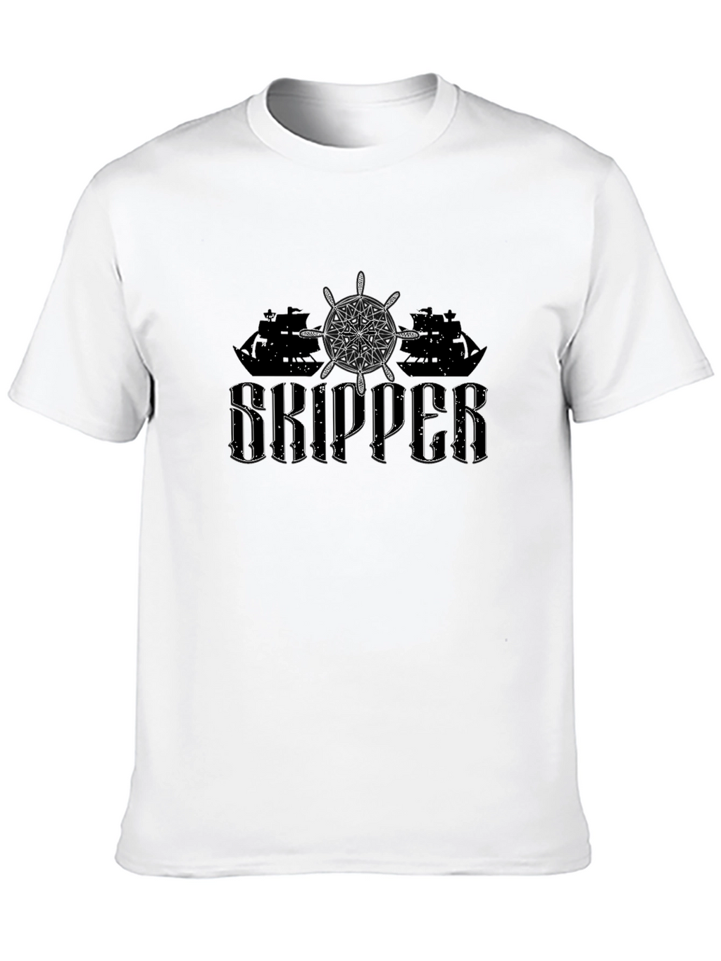 Skipper Graphic Tee - Nautical Style