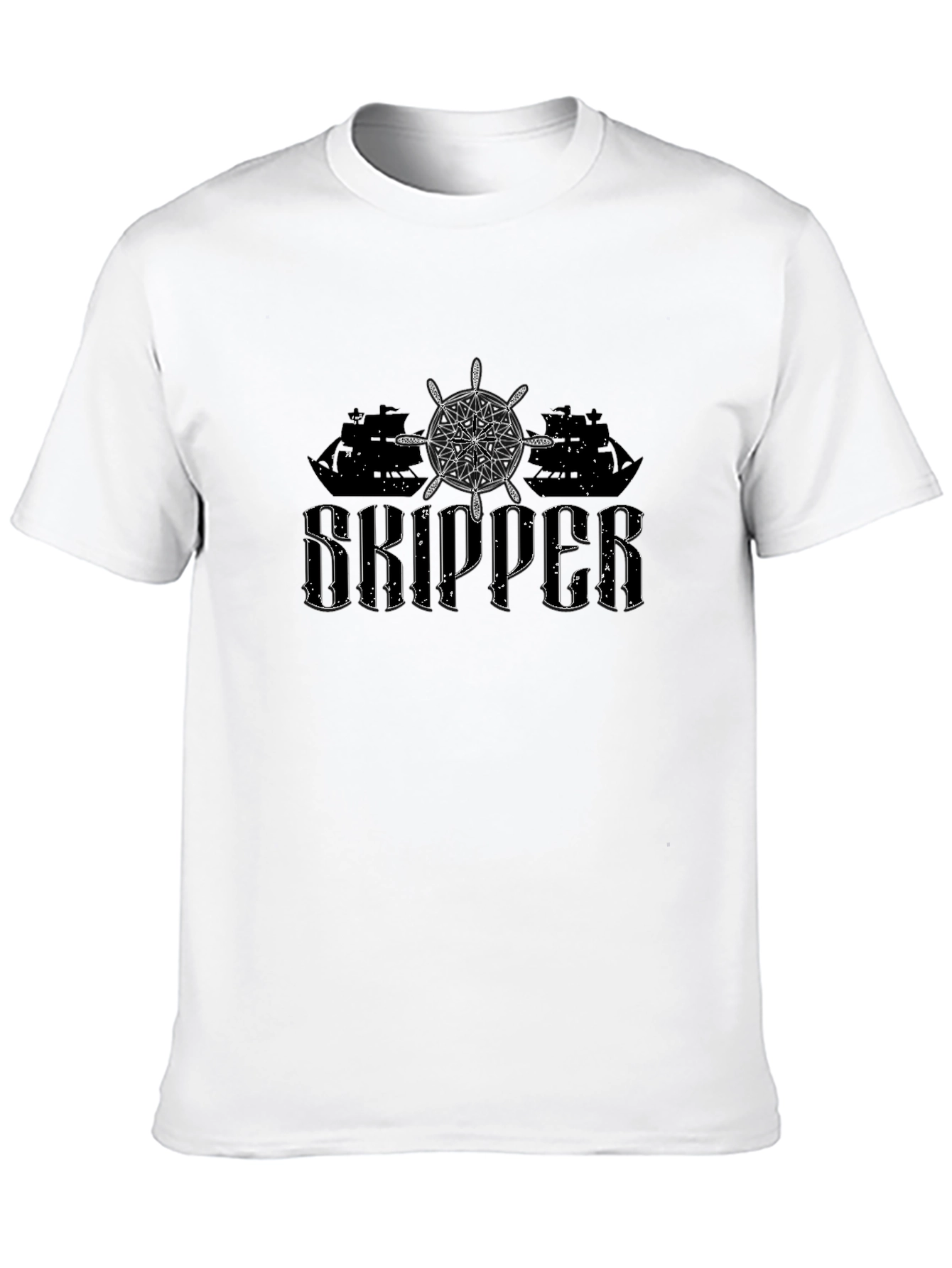 Skipper Graphic Tee - Nautical Style