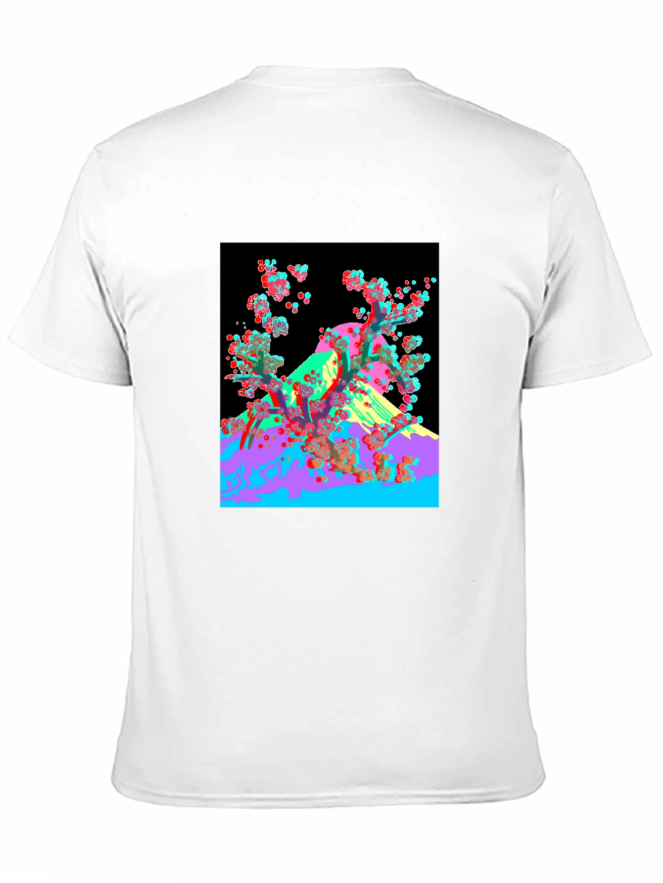Abstract Mount Fuji Graphic Tee
