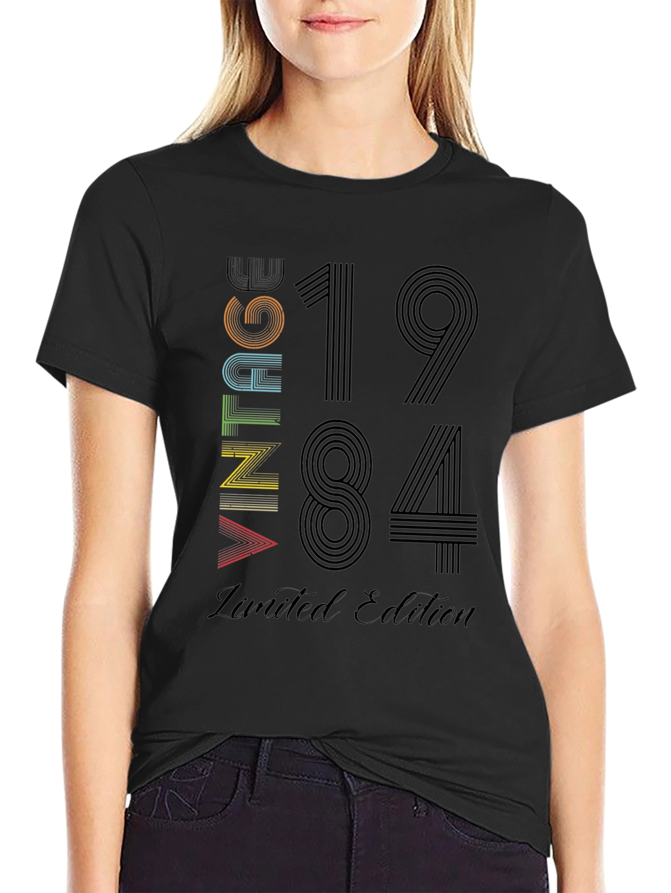 Vintage 1984 Limited Edition Black T-Shirt