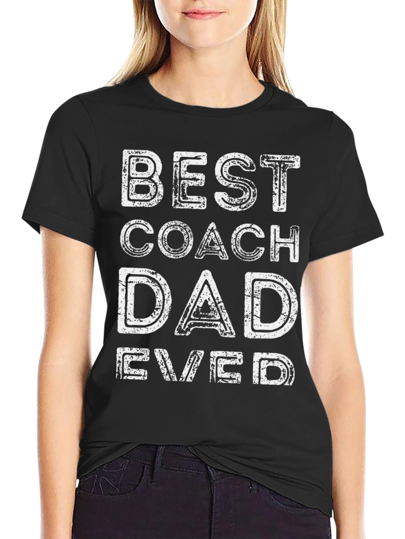 Best Coach Dad Ever - Graphic T-Shirt