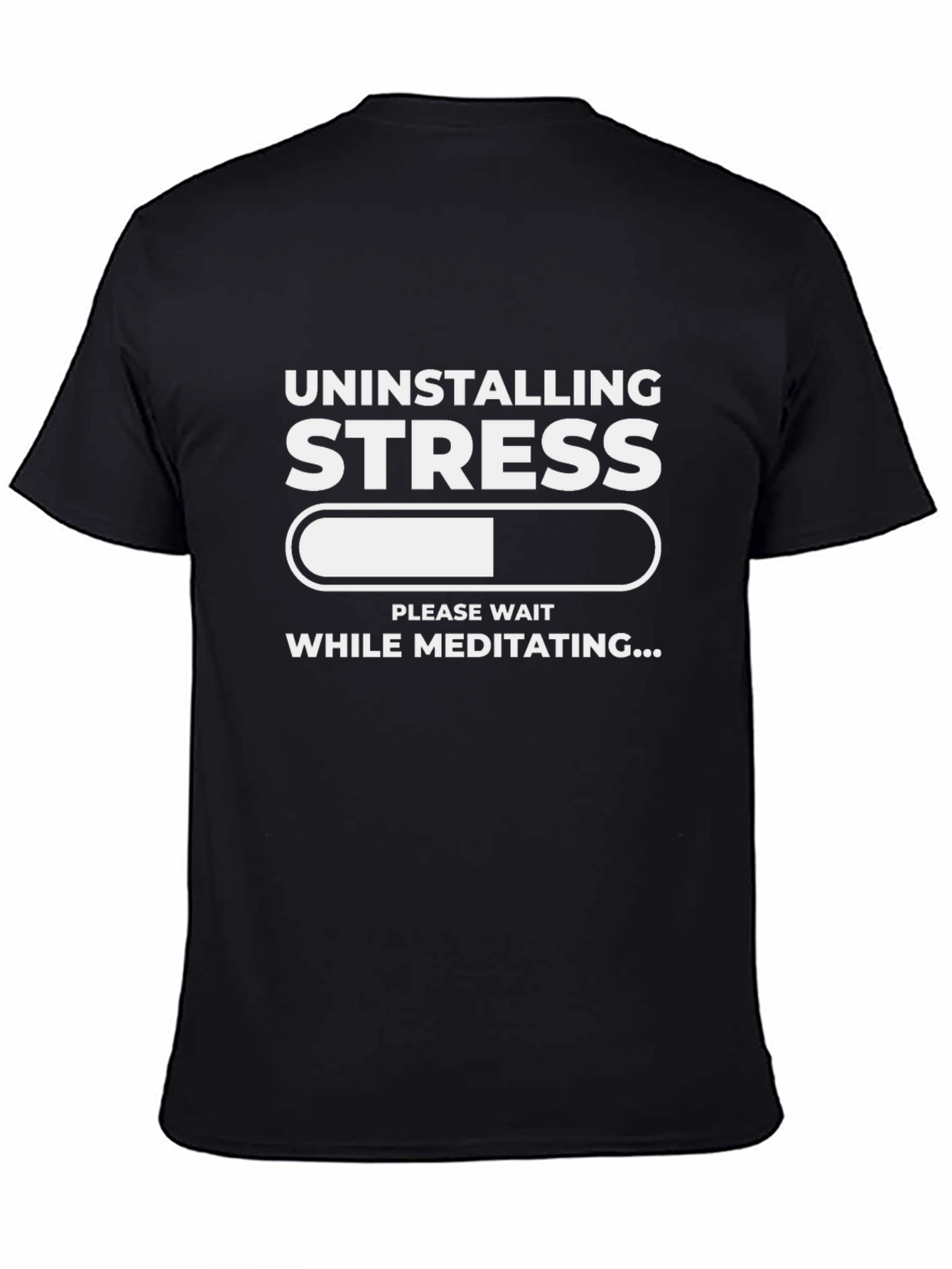 Uninstalling Stress Meditating T-Shirt