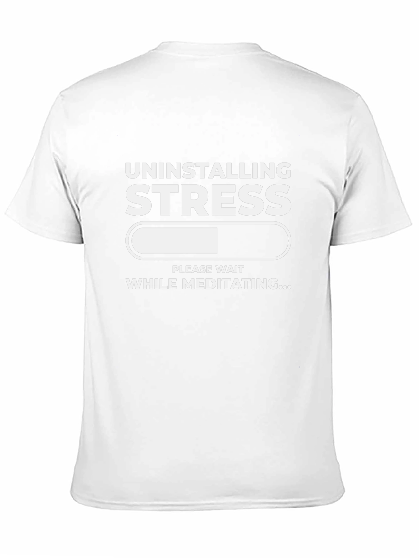 Uninstalling Stress Meditating T-Shirt