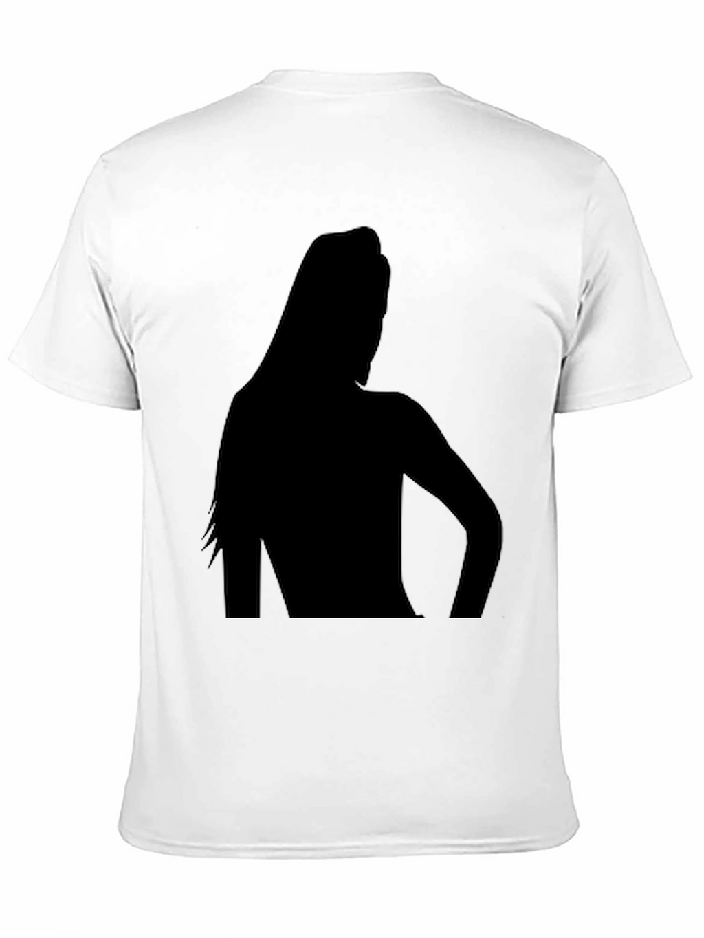 Silhouette Graphic Tee - Black Cotton T-Shirt