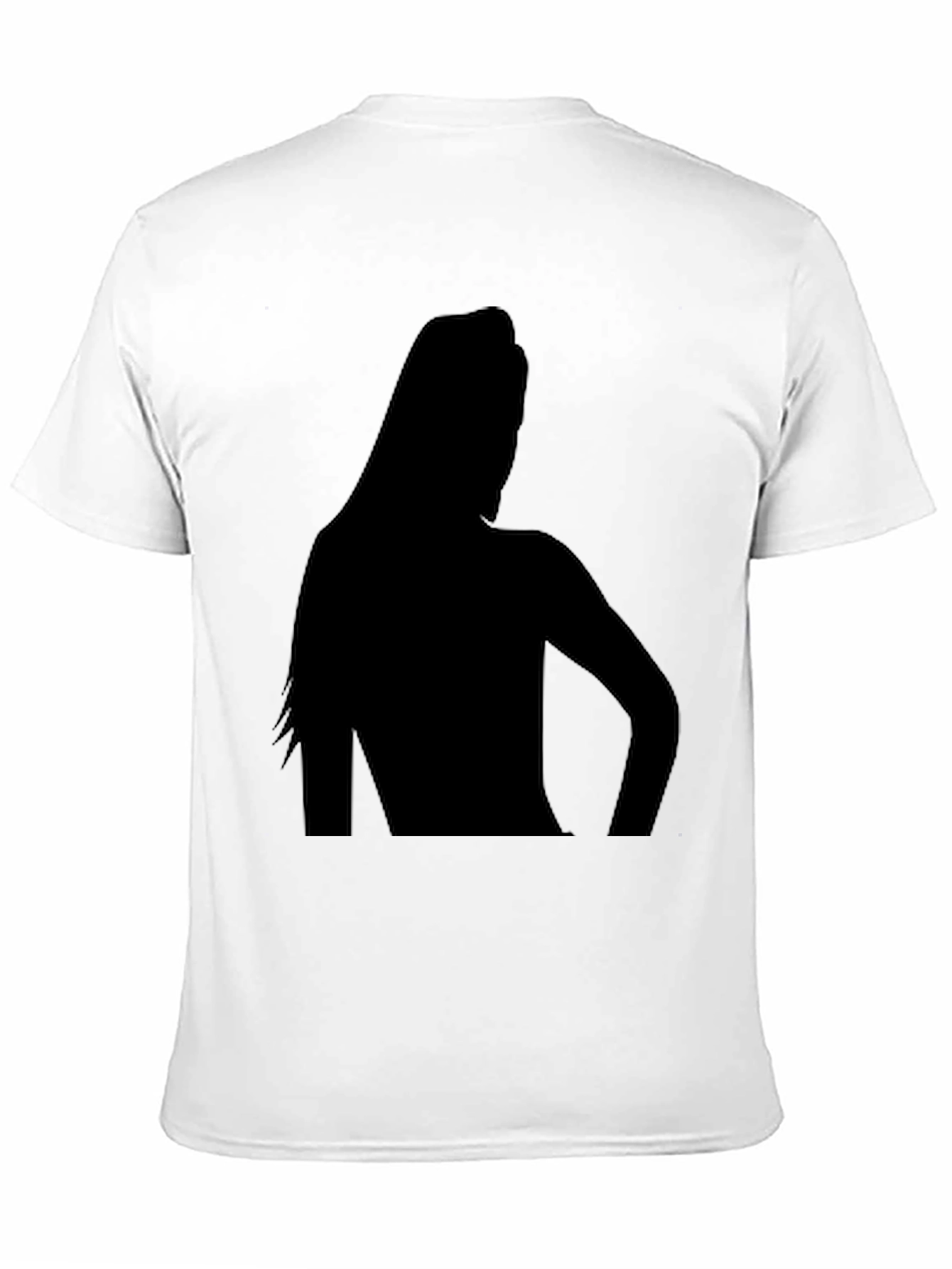 Silhouette Graphic Tee - Black Cotton T-Shirt