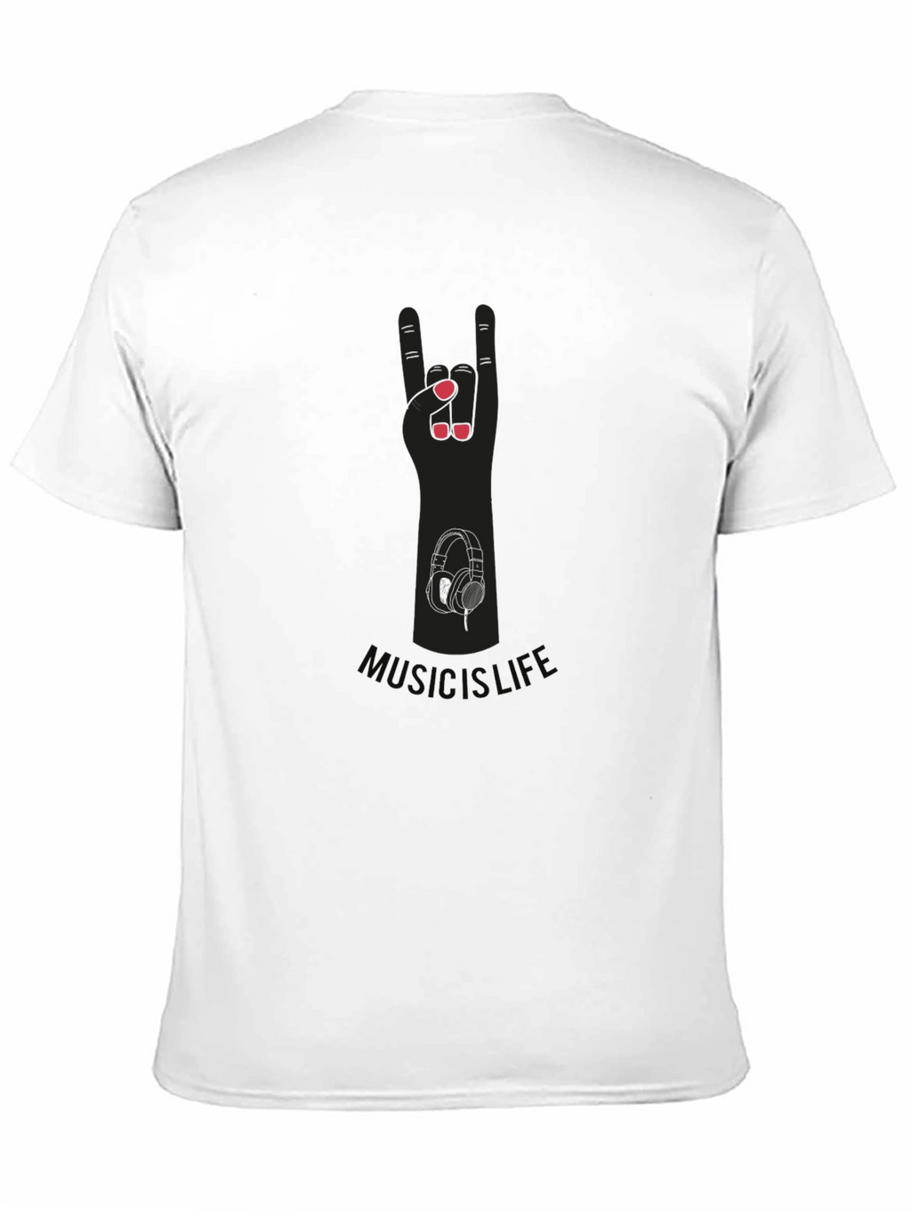 Music is Life Graphic Tee