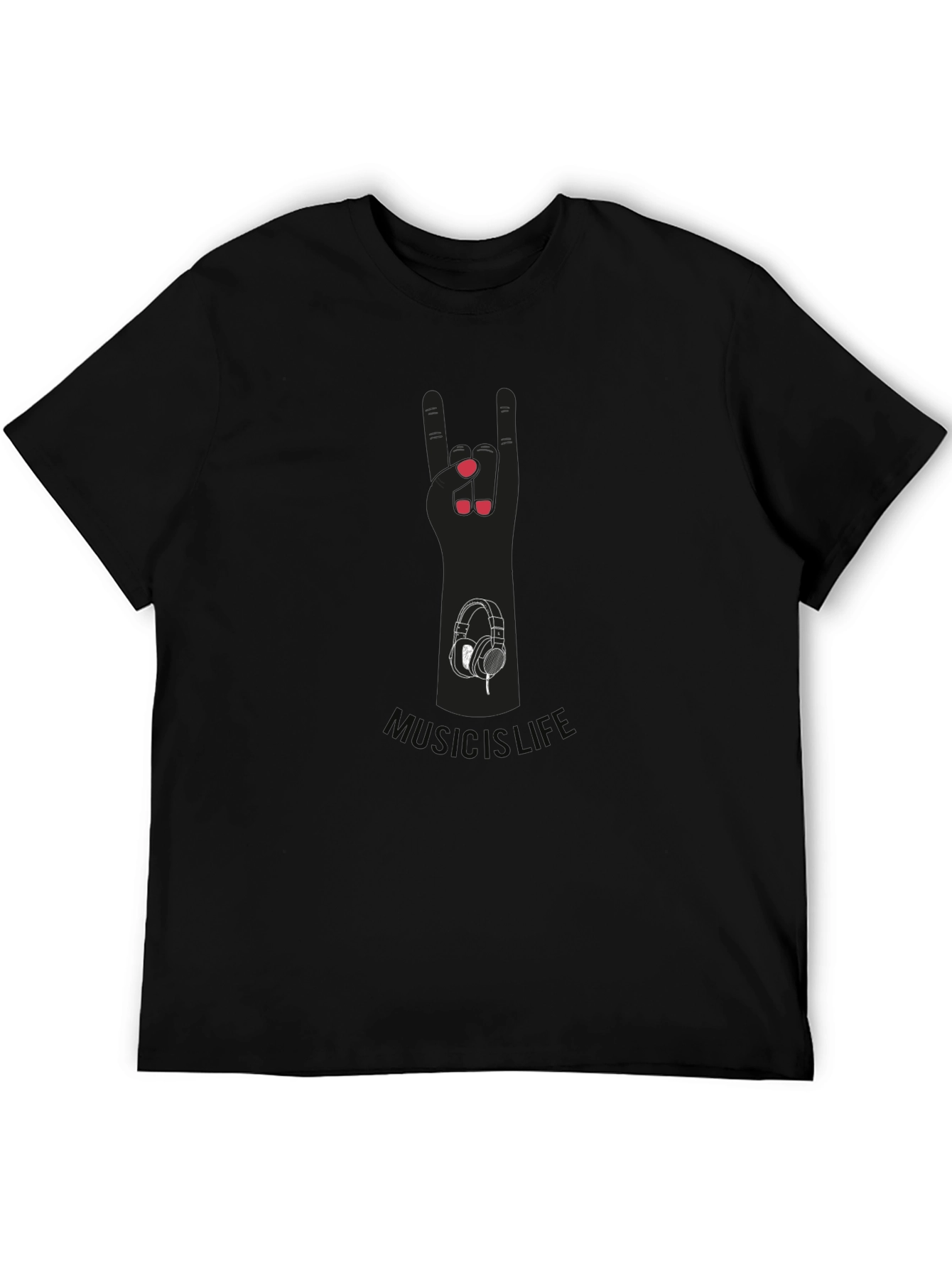 Music is Life Graphic Tee