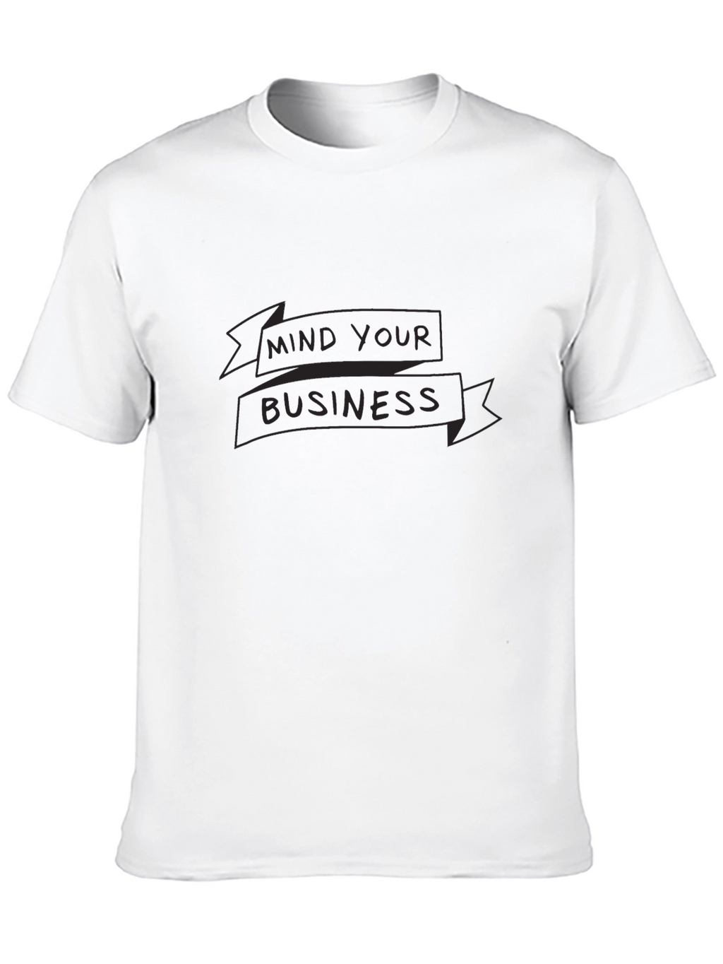 Mind Your Business Graphic Tee - Black