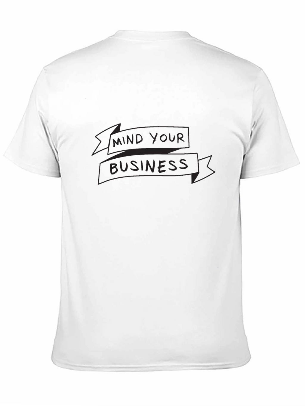 Mind Your Business Graphic Tee - Black