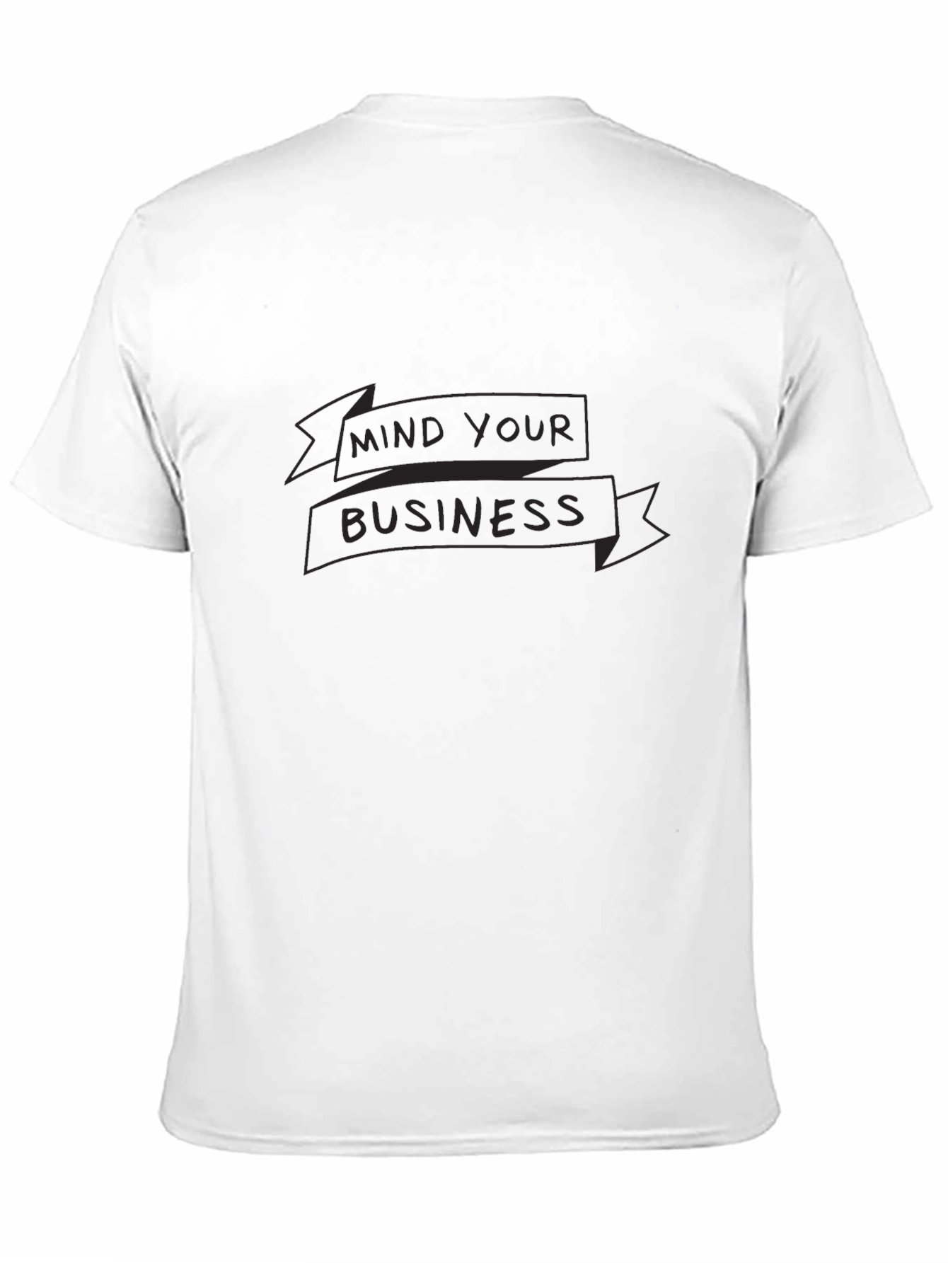 Mind Your Business Graphic Tee - Black