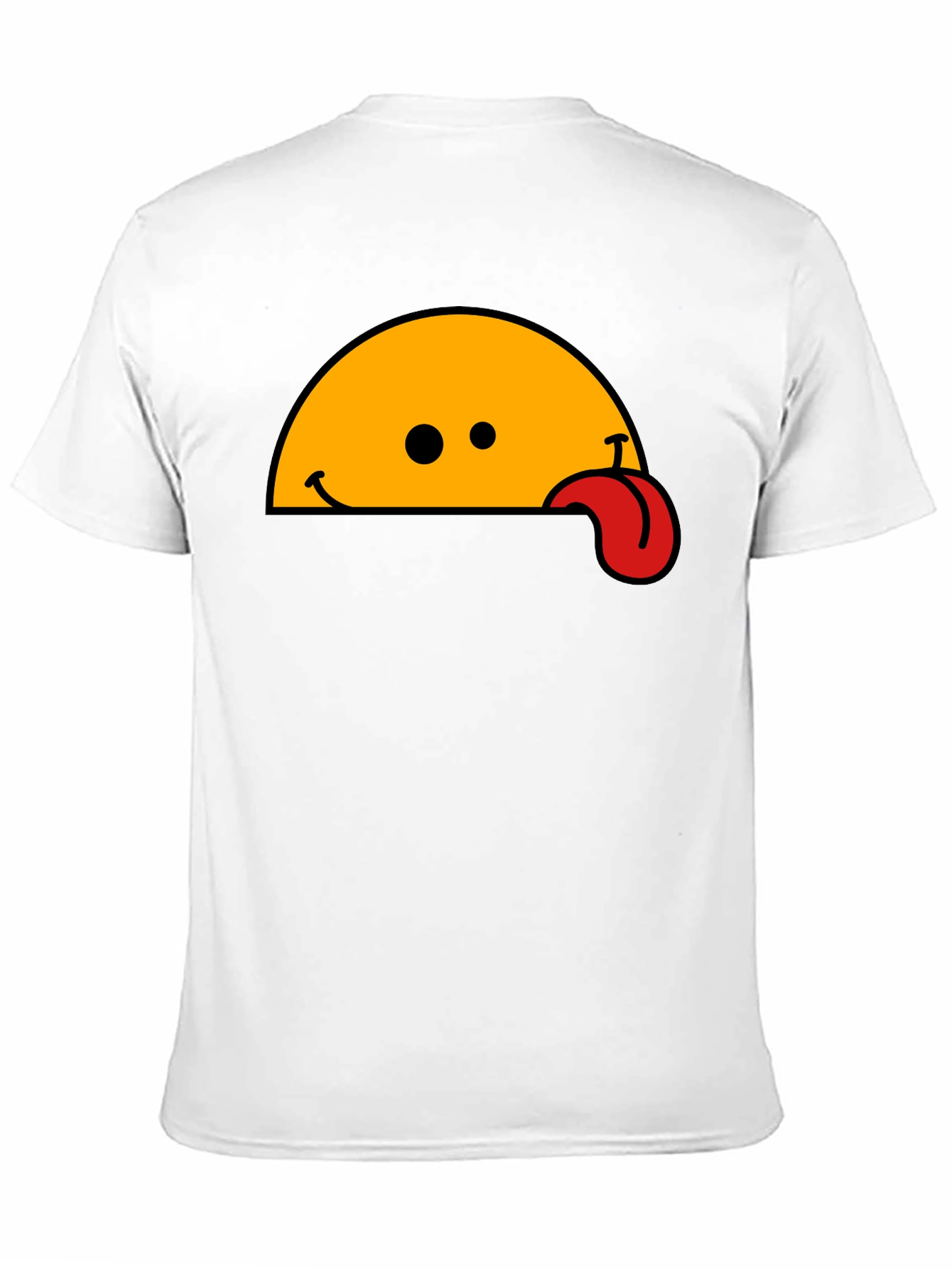Wacky Tongue T-Shirt - Black Cotton Blend