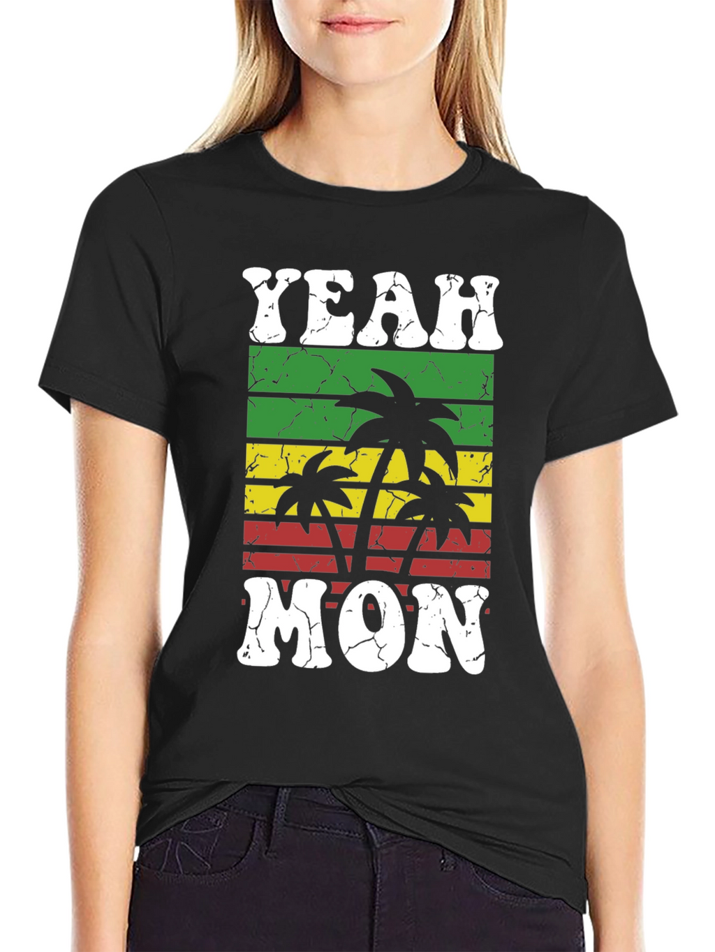 Yeah Mon T-Shirt - Tropical Palm Tree Graphic Tee