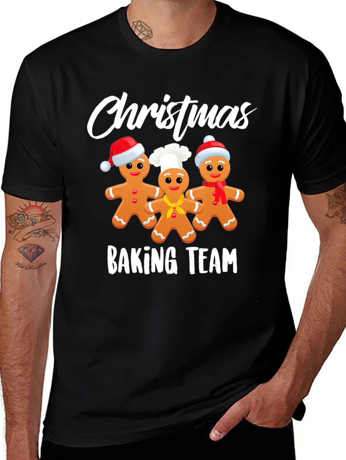 Christmas Baking Team Gingerbread T-Shirt