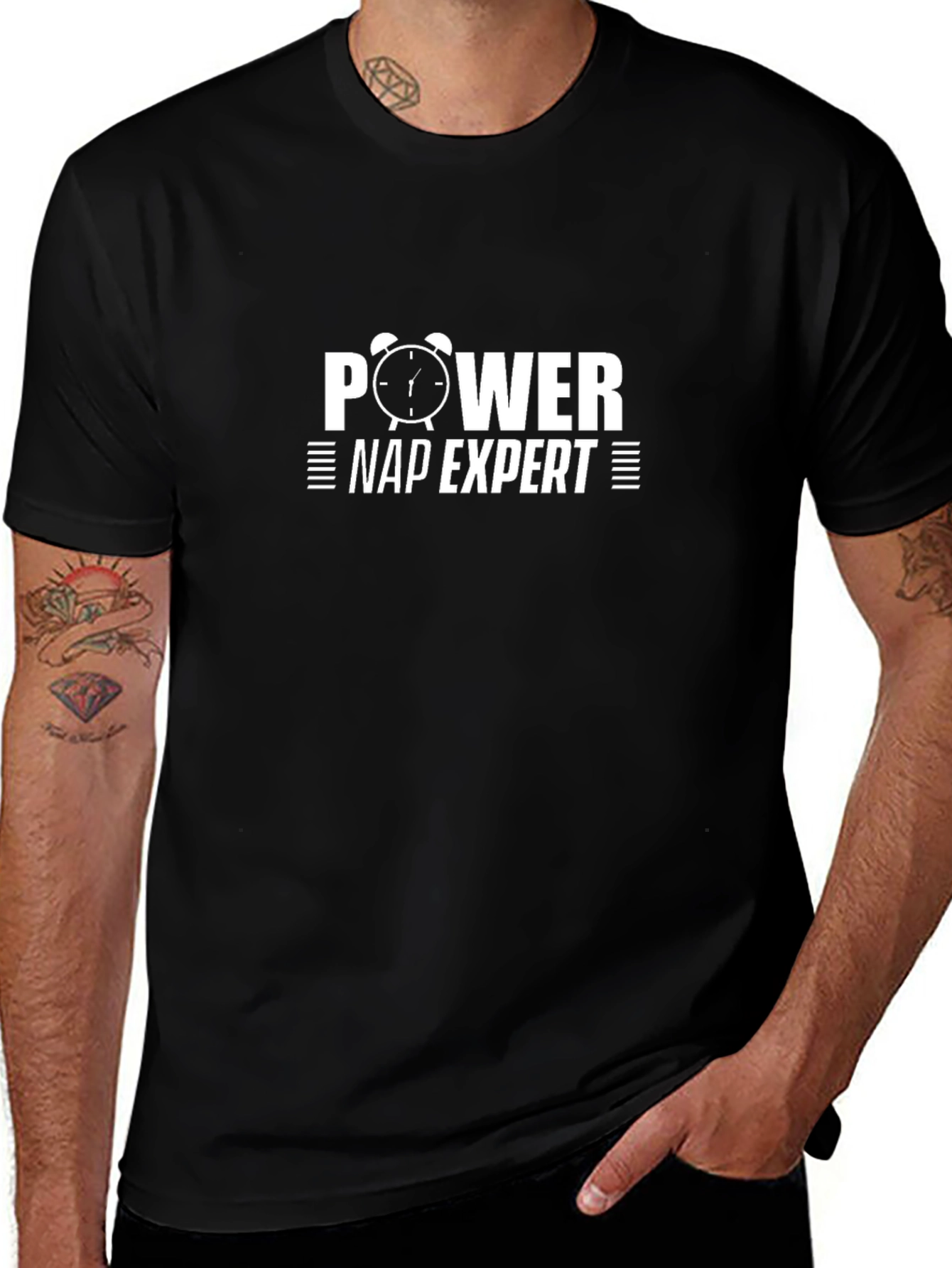 Power Nap Expert T-Shirt - Black