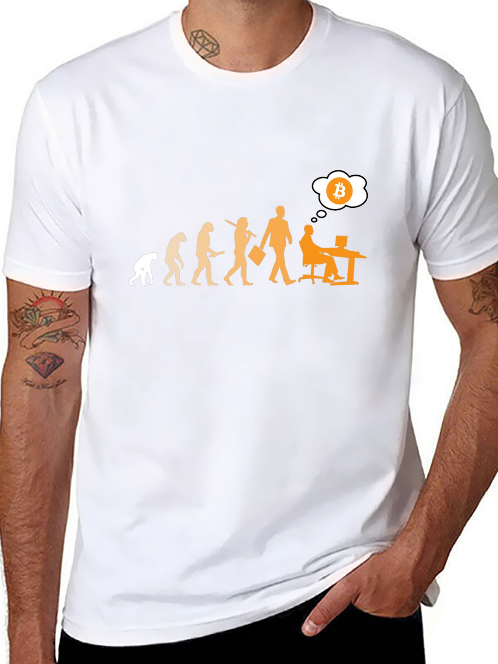 Bitcoin Evolution Black T-Shirt