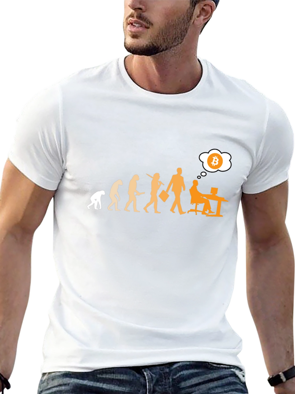 Bitcoin Evolution Black T-Shirt