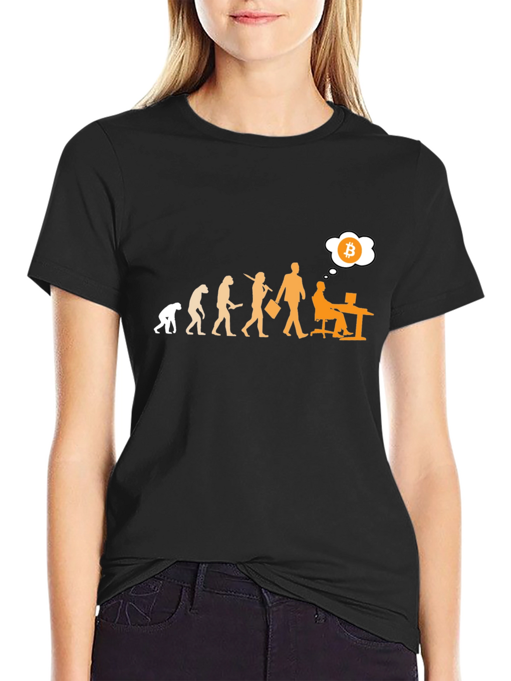 Bitcoin Evolution Black T-Shirt