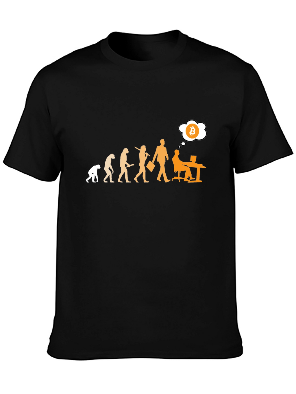 Bitcoin Evolution Black T-Shirt