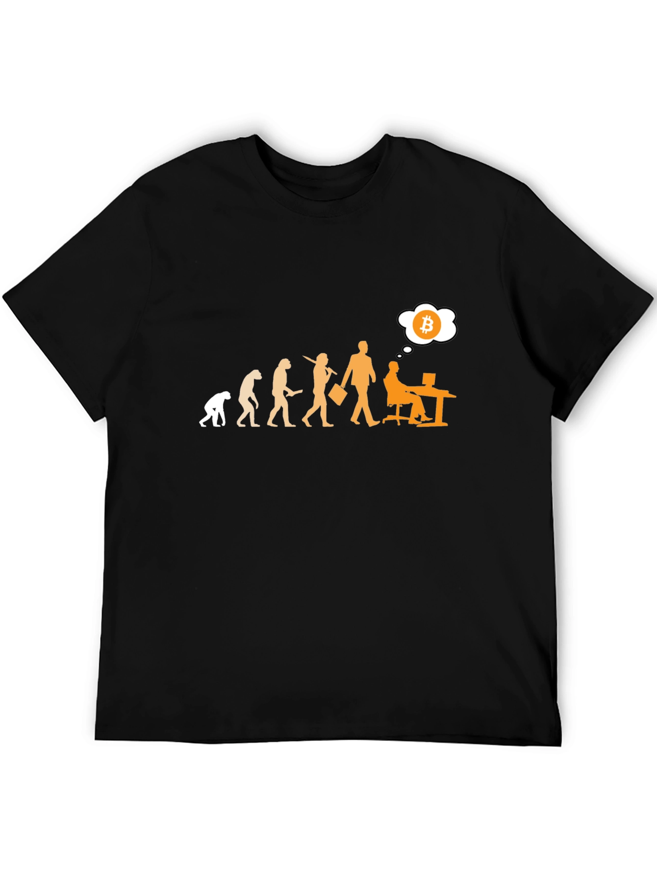 Bitcoin Evolution Black T-Shirt