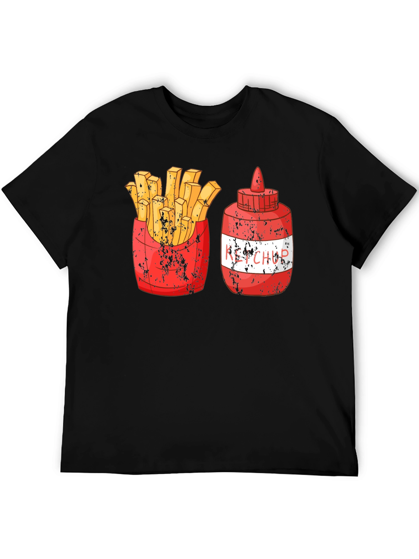 Fries and Ketchup Graphic Tee