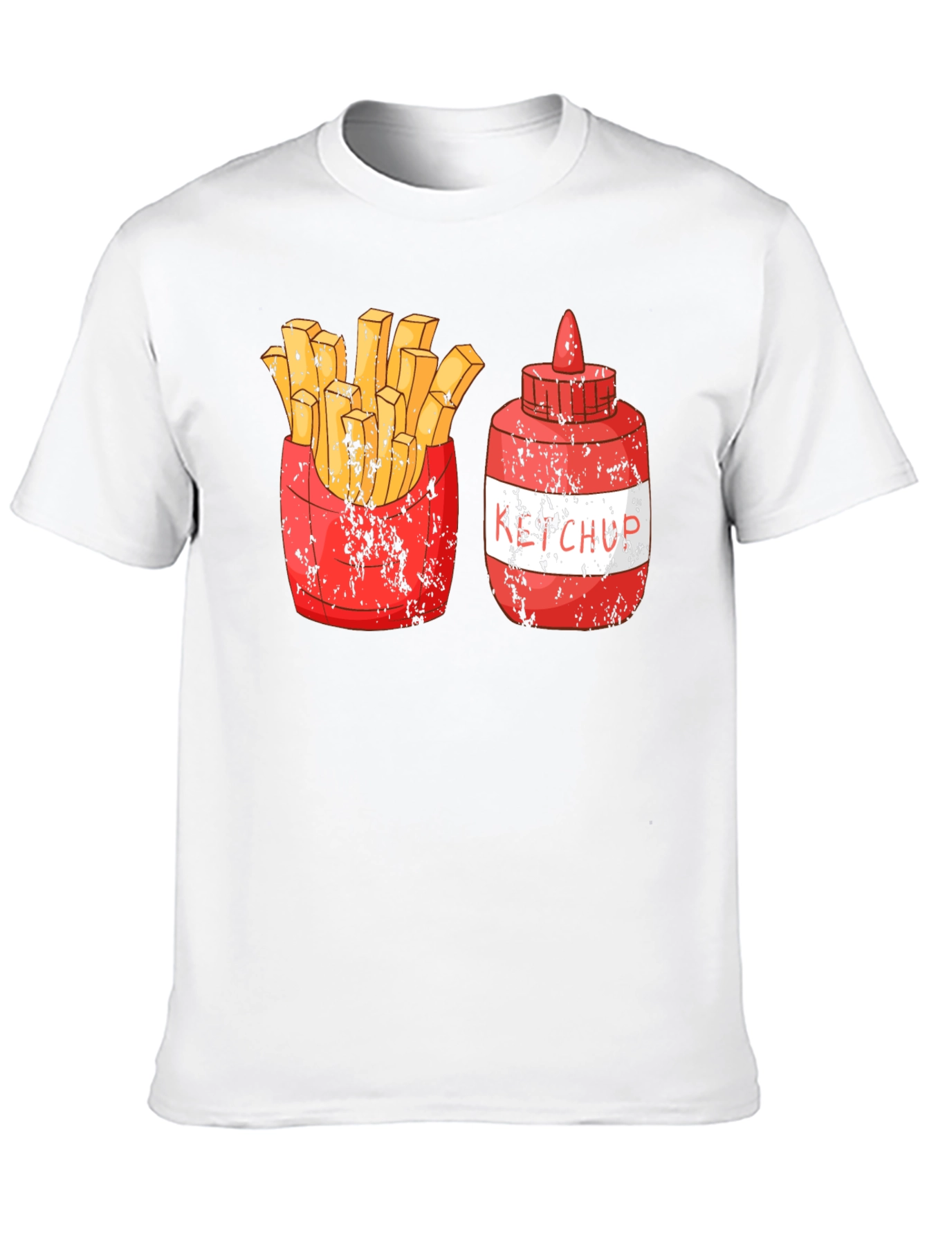 Fries and Ketchup Graphic Tee