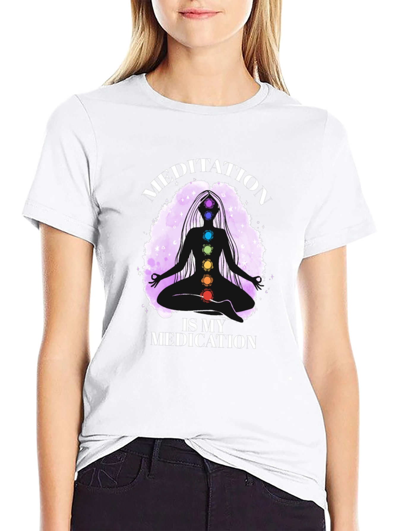 Meditation is My Medication Graphic Tee