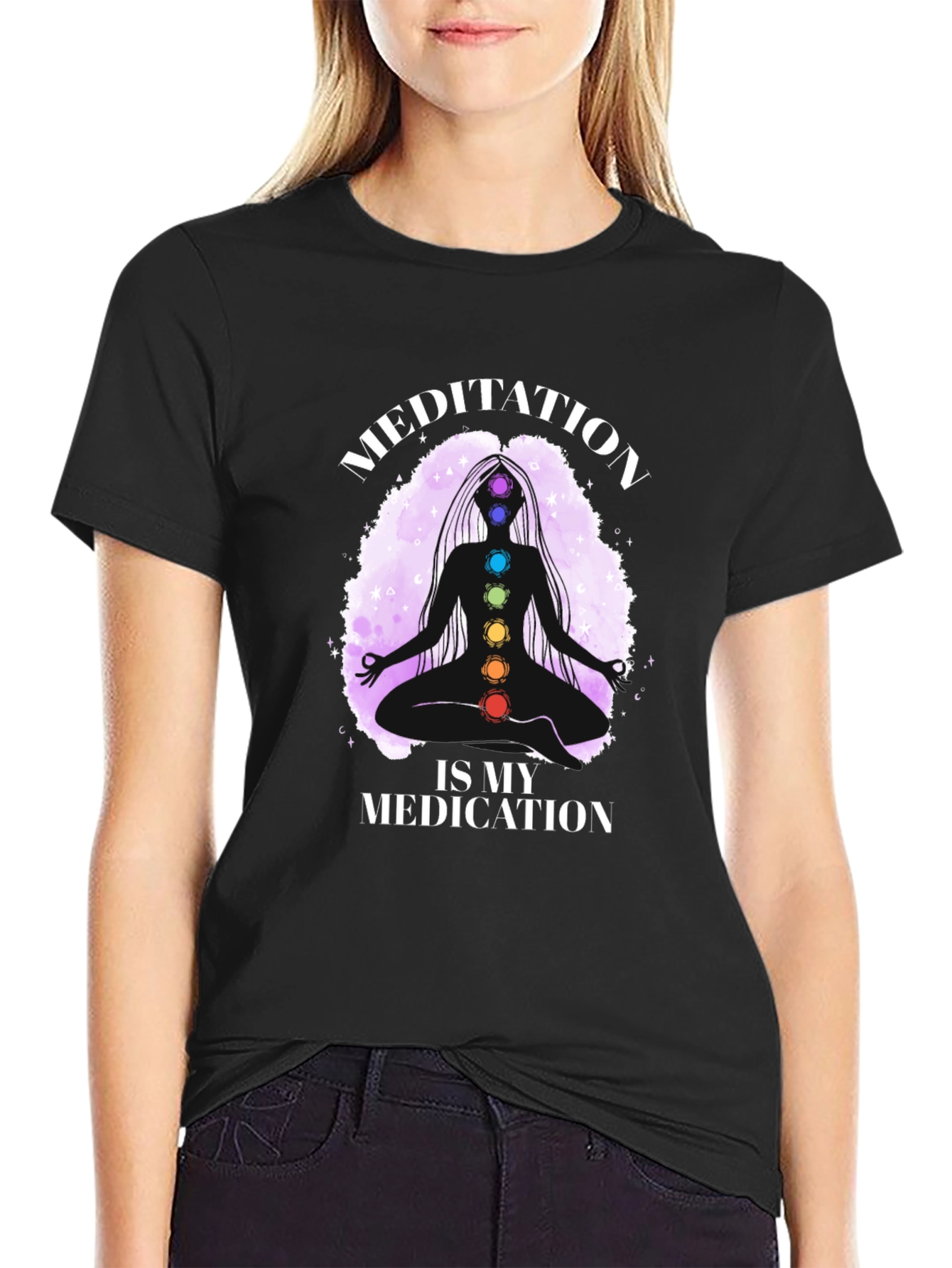 Meditation is My Medication Graphic Tee