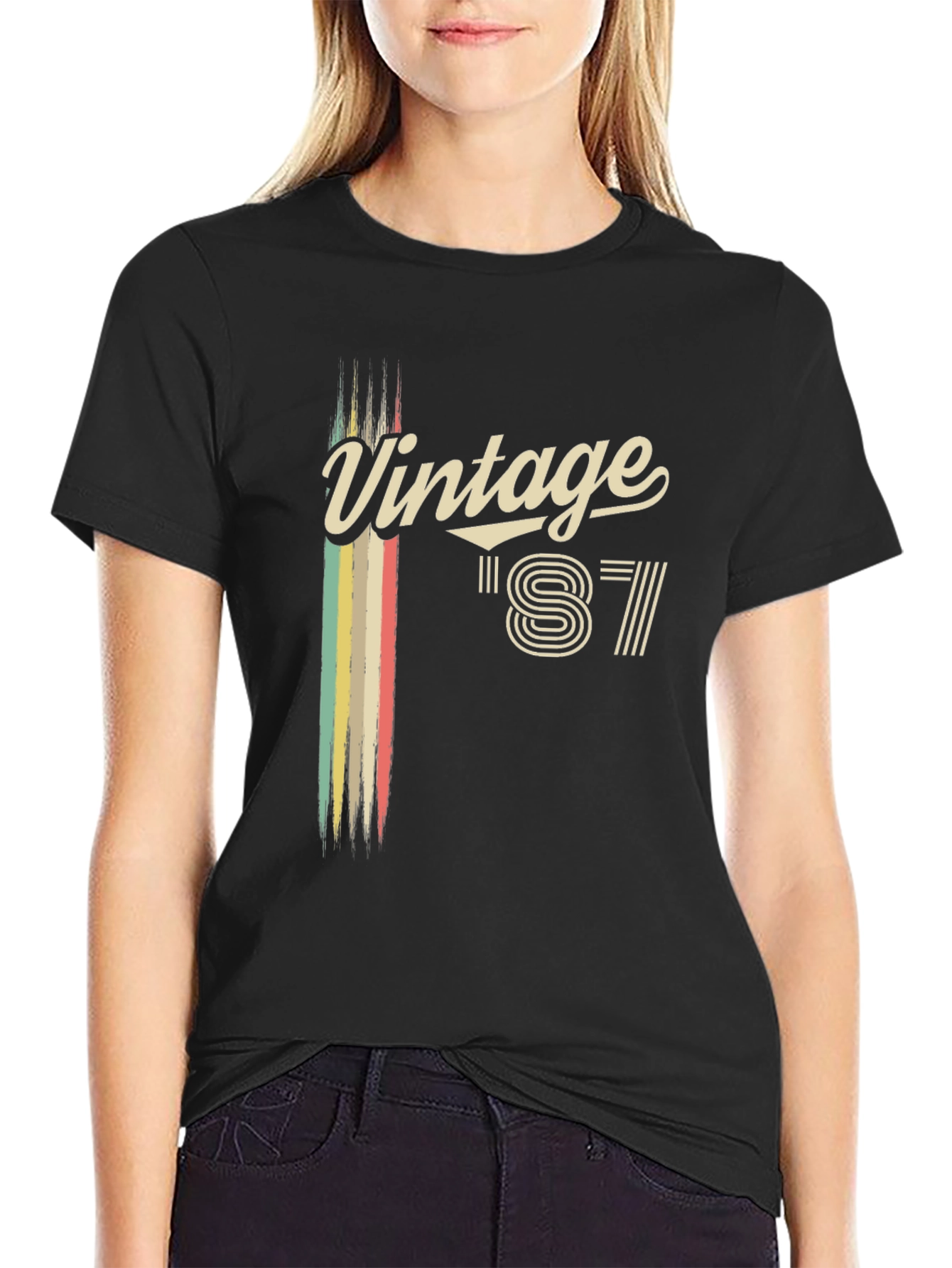 Vintage 87 Graphic T-Shirt - Retro Birthday Gift