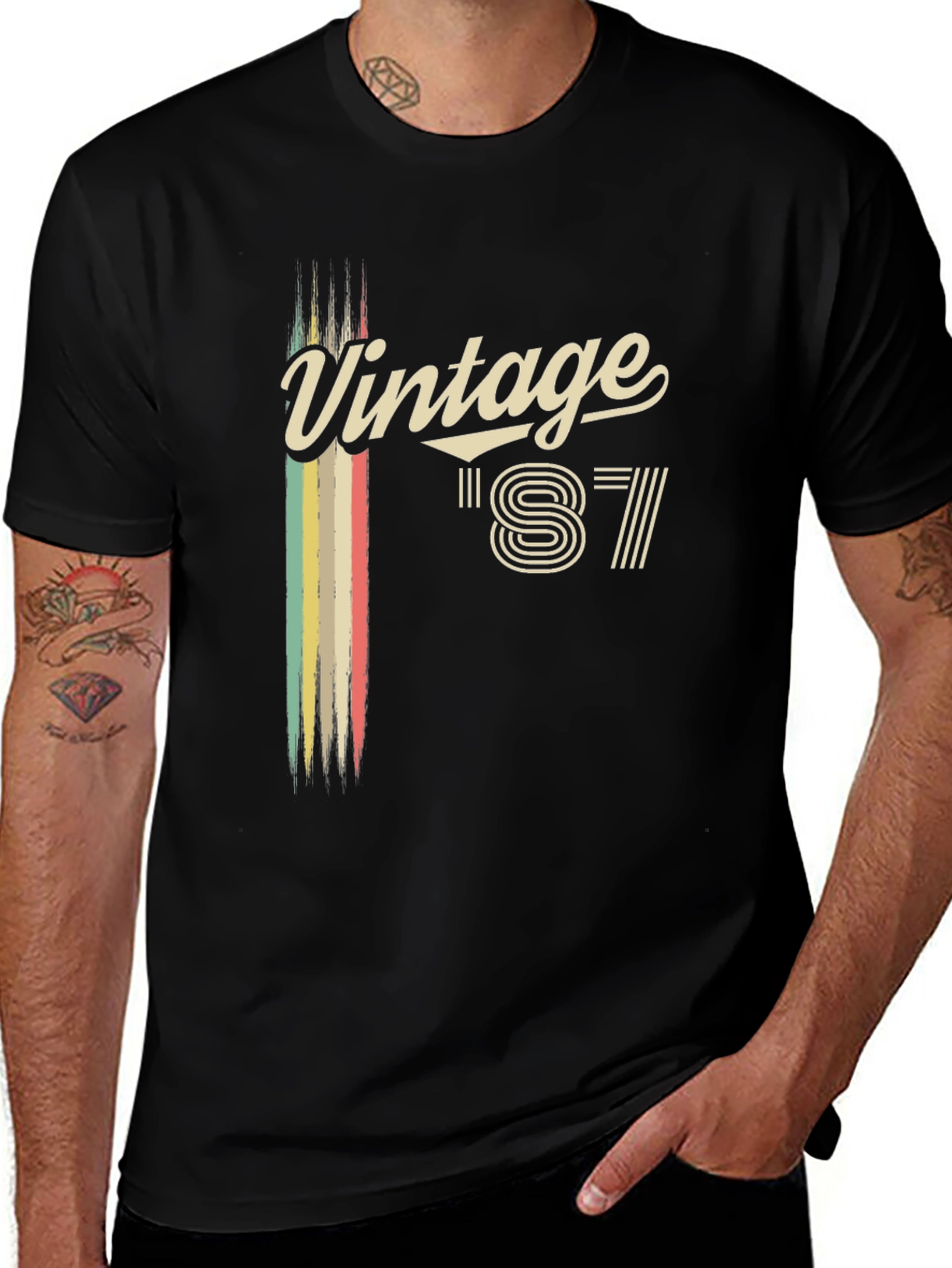 Vintage 87 Graphic T-Shirt - Retro Birthday Gift