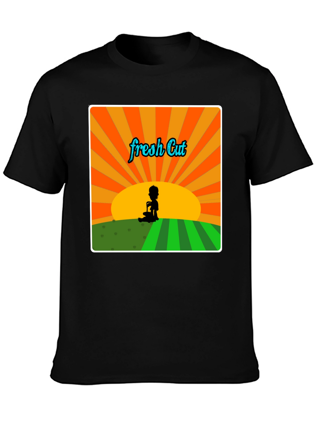 Fresh Cut Graphic Tee - Retro Style Unisex T-Shirt