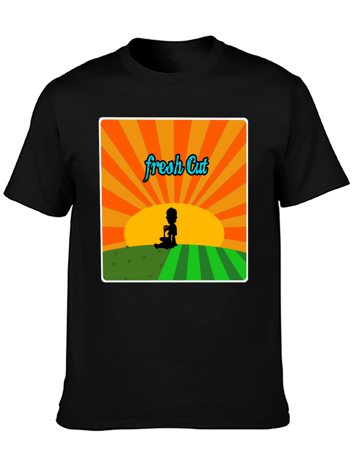 Fresh Cut Graphic Tee - Retro Style Unisex T-Shirt