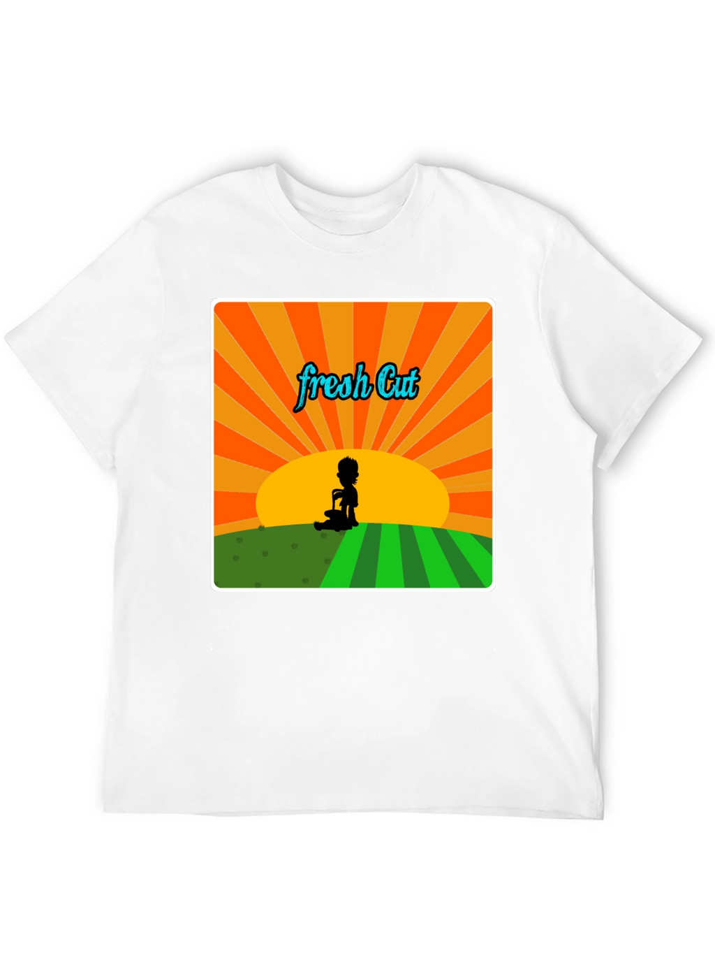 Fresh Cut Graphic Tee - Retro Style Unisex T-Shirt