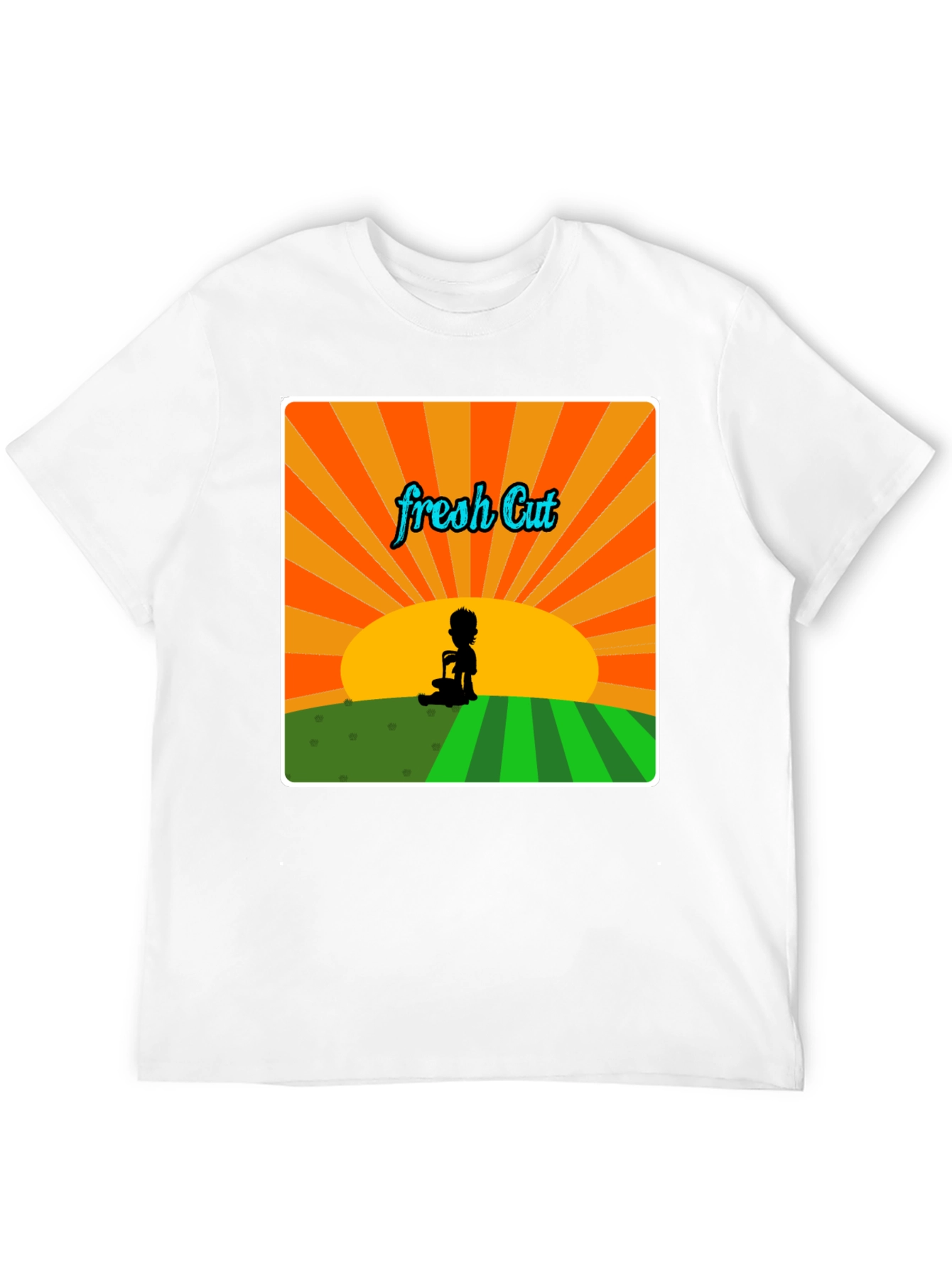 Fresh Cut Graphic Tee - Retro Style Unisex T-Shirt
