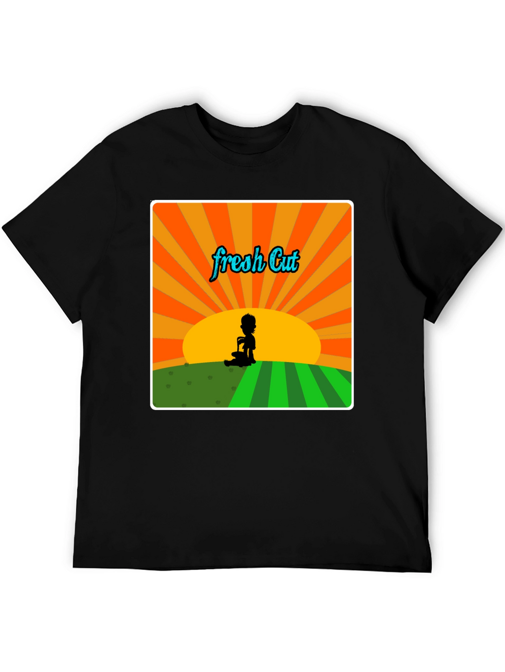 Fresh Cut Graphic Tee - Retro Style Unisex T-Shirt