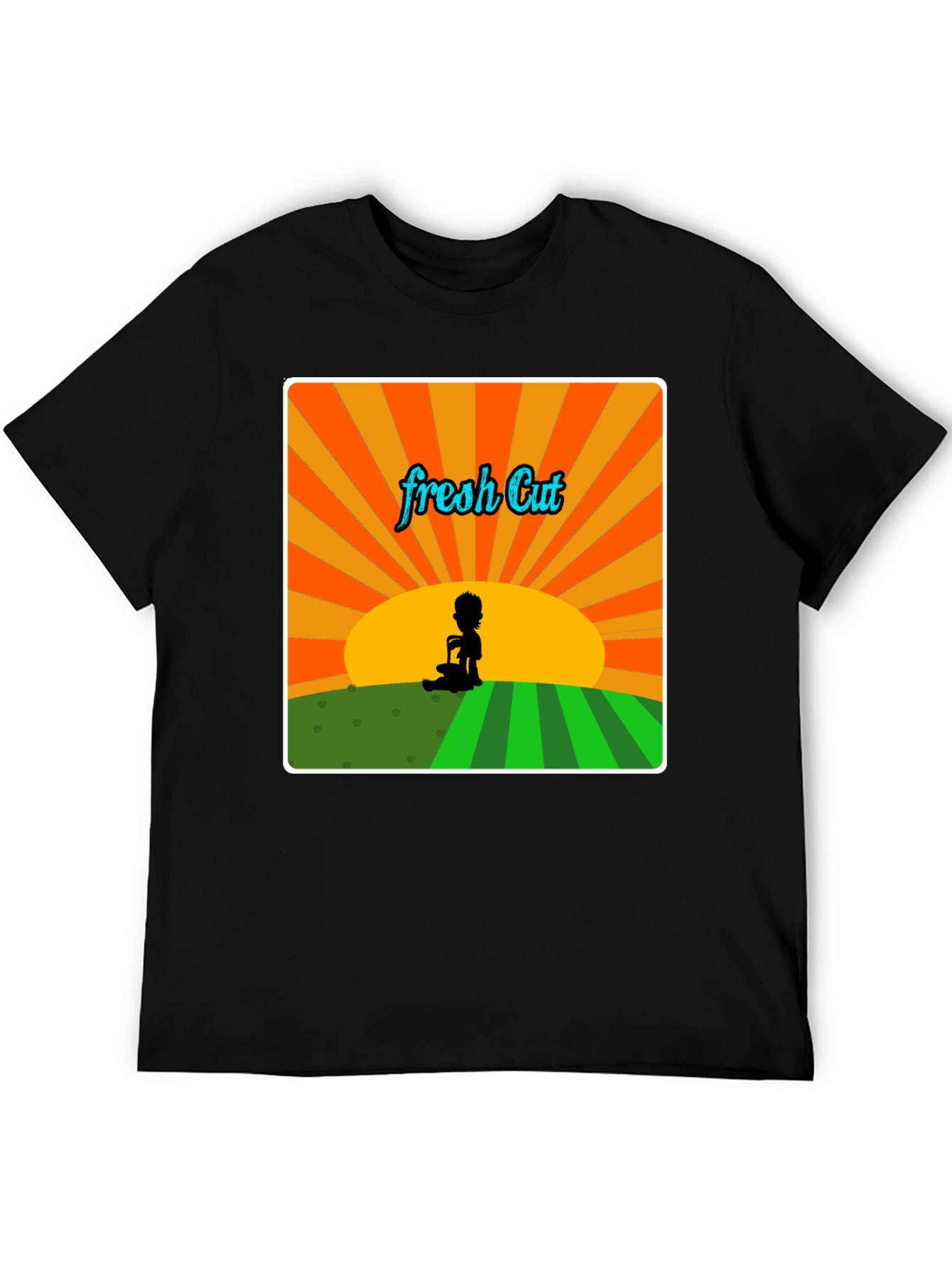 Fresh Cut Graphic Tee - Retro Style Unisex T-Shirt